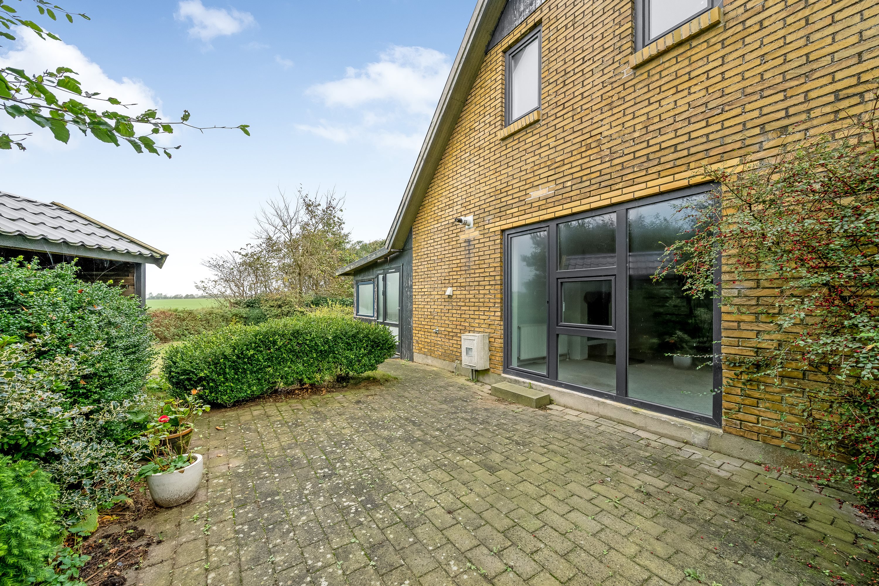 Miniaturebillede 1: terrasse. Billede af Toftevej 1, Bølling, 6900 Skjern