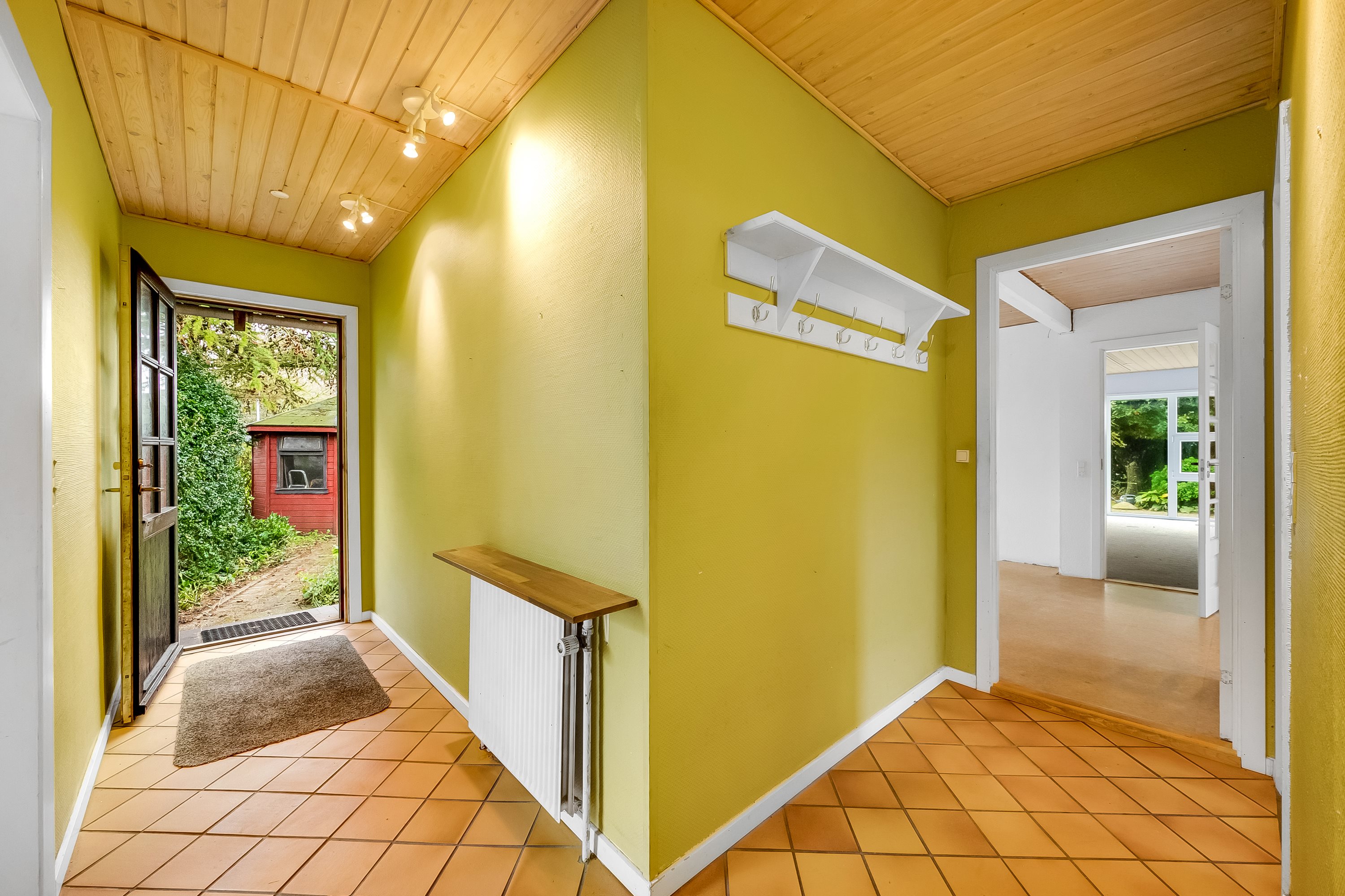 Fremhævet entré billede i fuldskærmstilstand. Billede af Toftevej 1, Bølling, 6900 Skjern