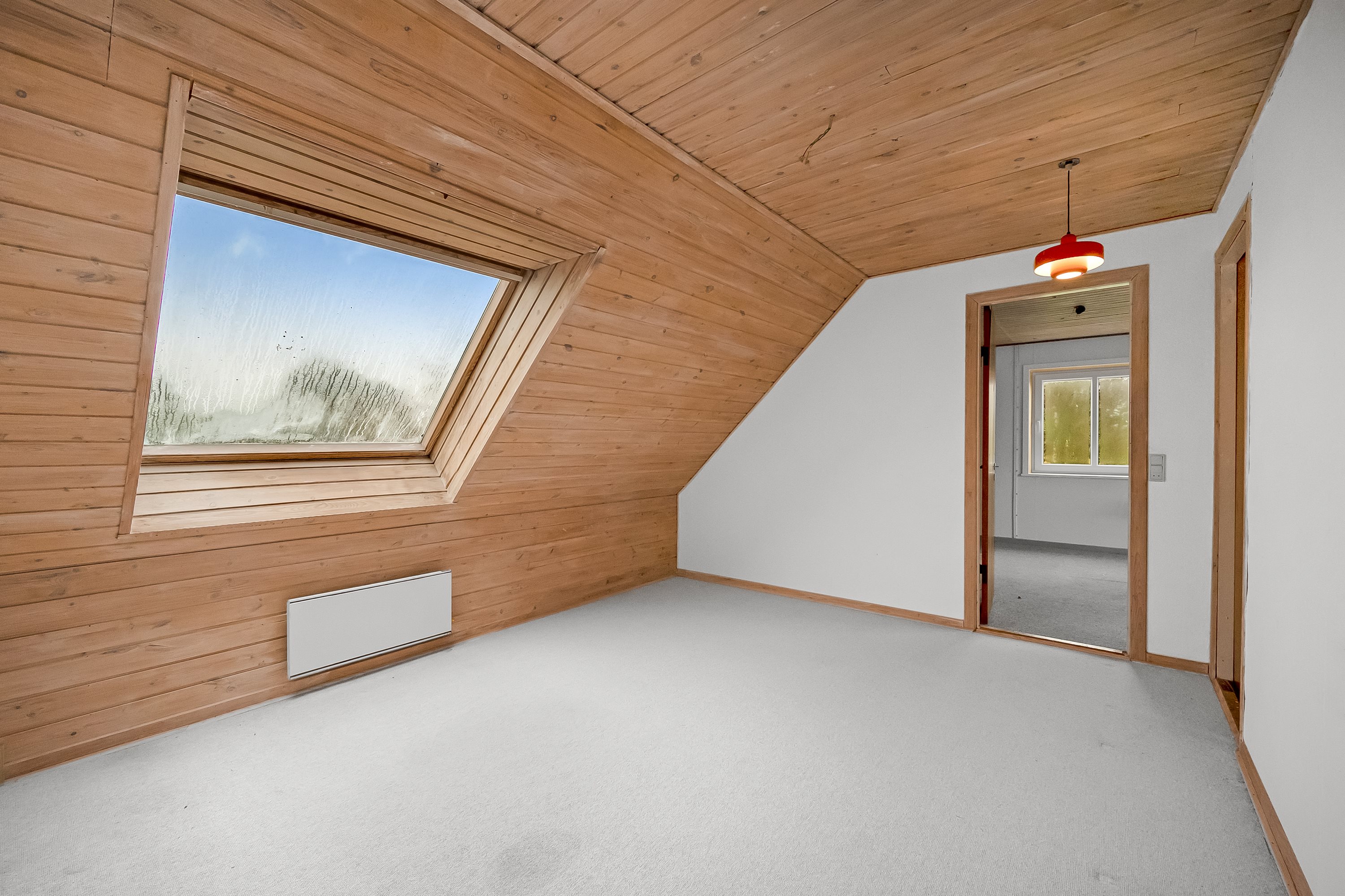 Fremhævet 1. sal billede i fuldskærmstilstand. Billede af Toftevej 1, Bølling, 6900 Skjern