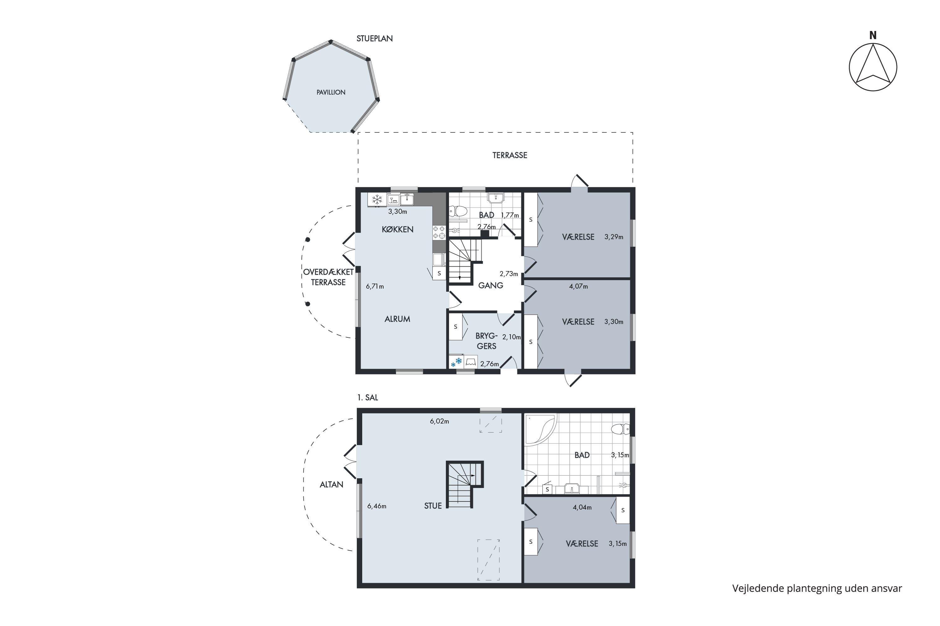 Plantegninger billede af Søskrænten 29, Vibæk Strand, 8400 Ebeltoft