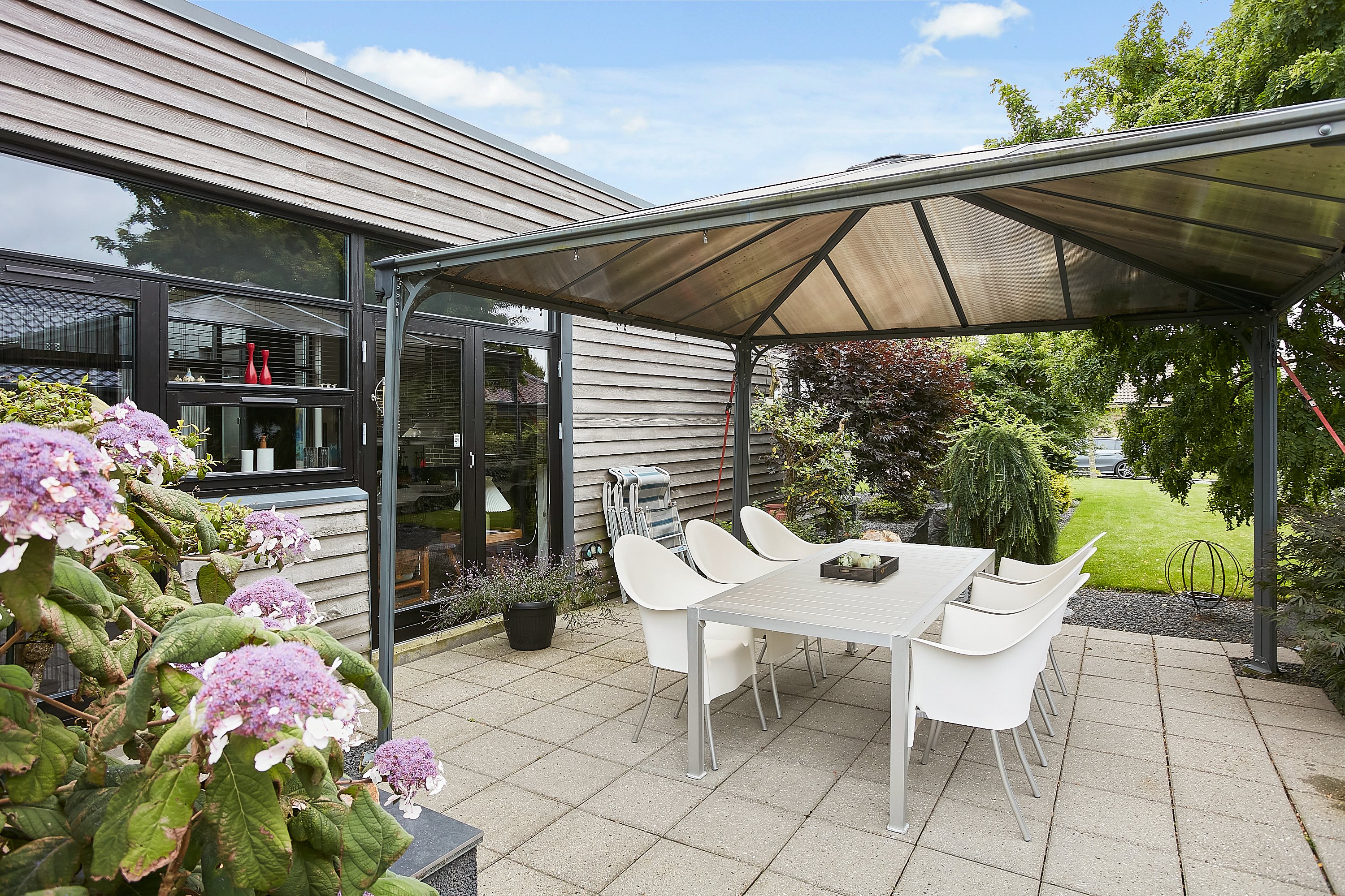 Fremhævet terrasse billede i fuldskærmstilstand. Billede af Erantisvej 90, 8700 Horsens