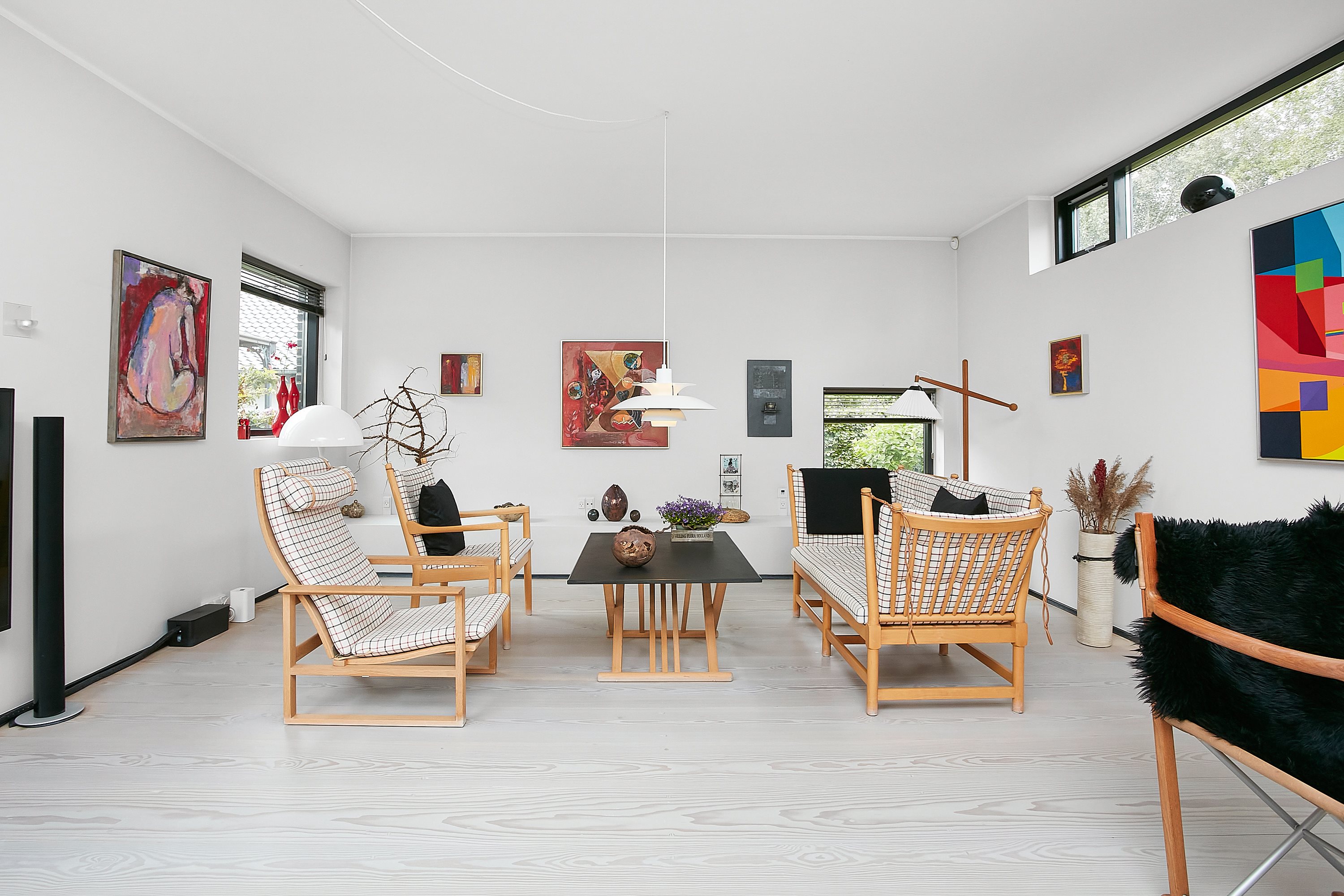 Fremhævet stue billede i fuldskærmstilstand. Billede af Erantisvej 90, 8700 Horsens