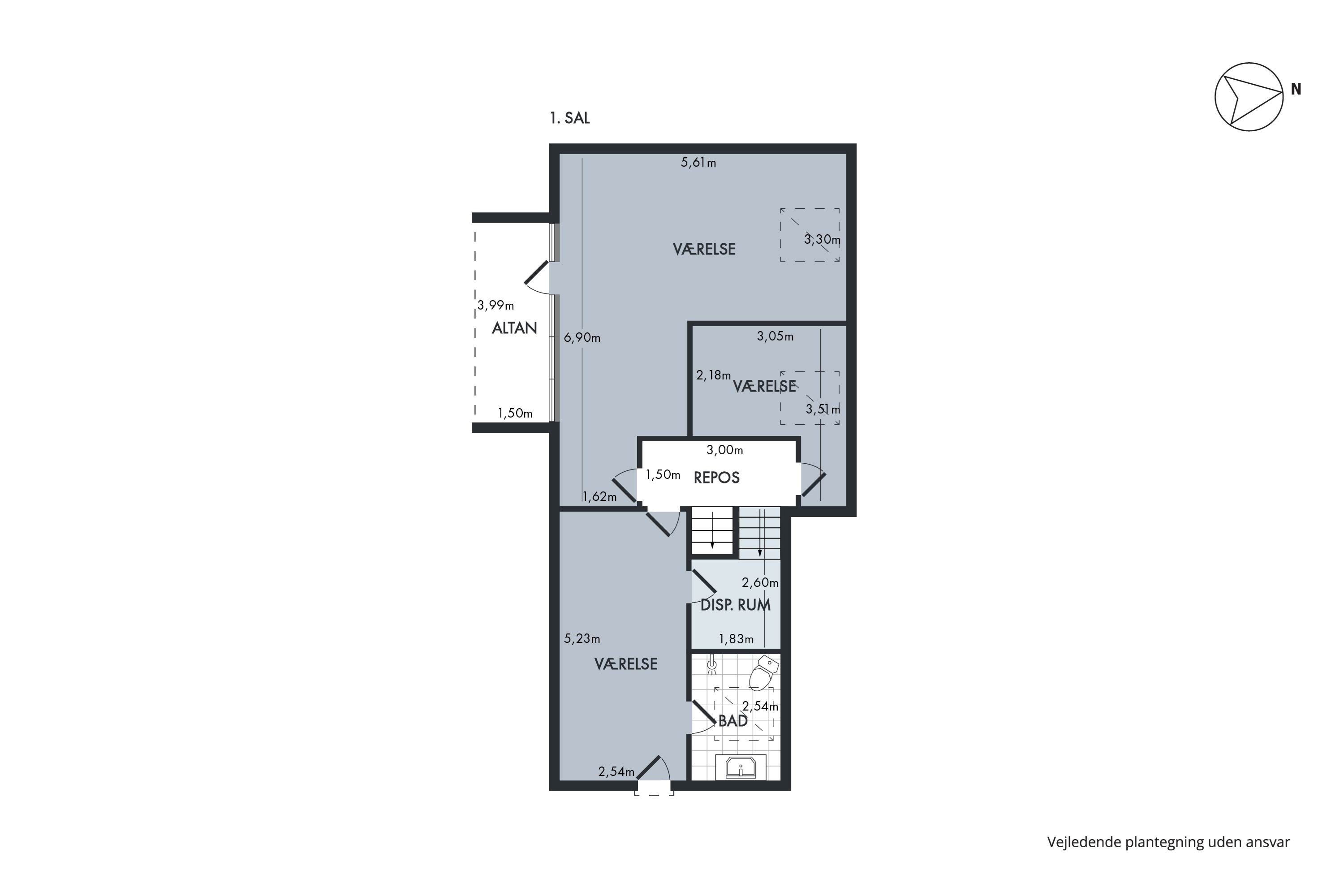 Plantegninger billede af L. Jørgensens Alle 15, 8410 Rønde