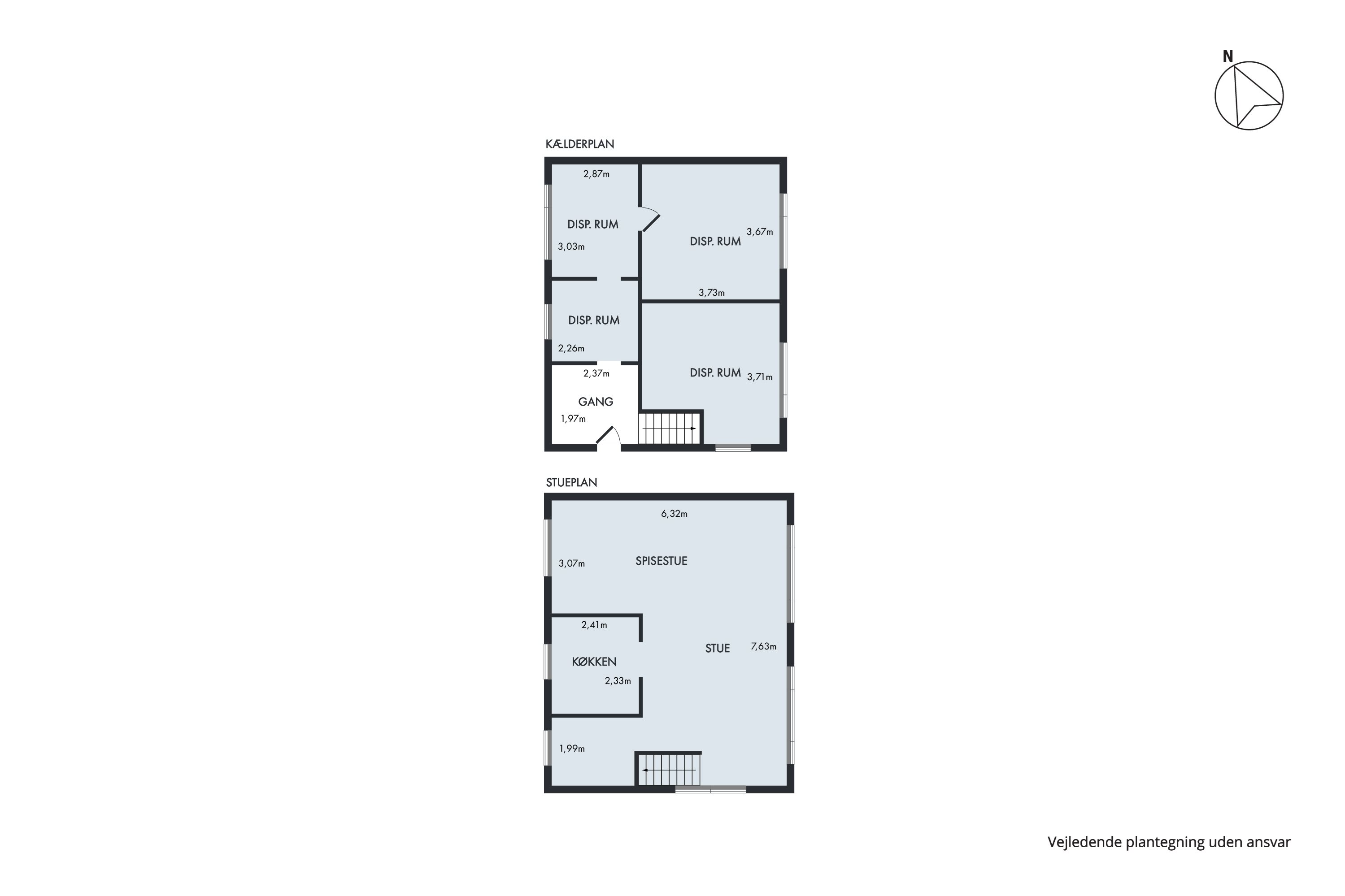 Plantegninger billede af Vinthersvej 24, 9900 Frederikshavn