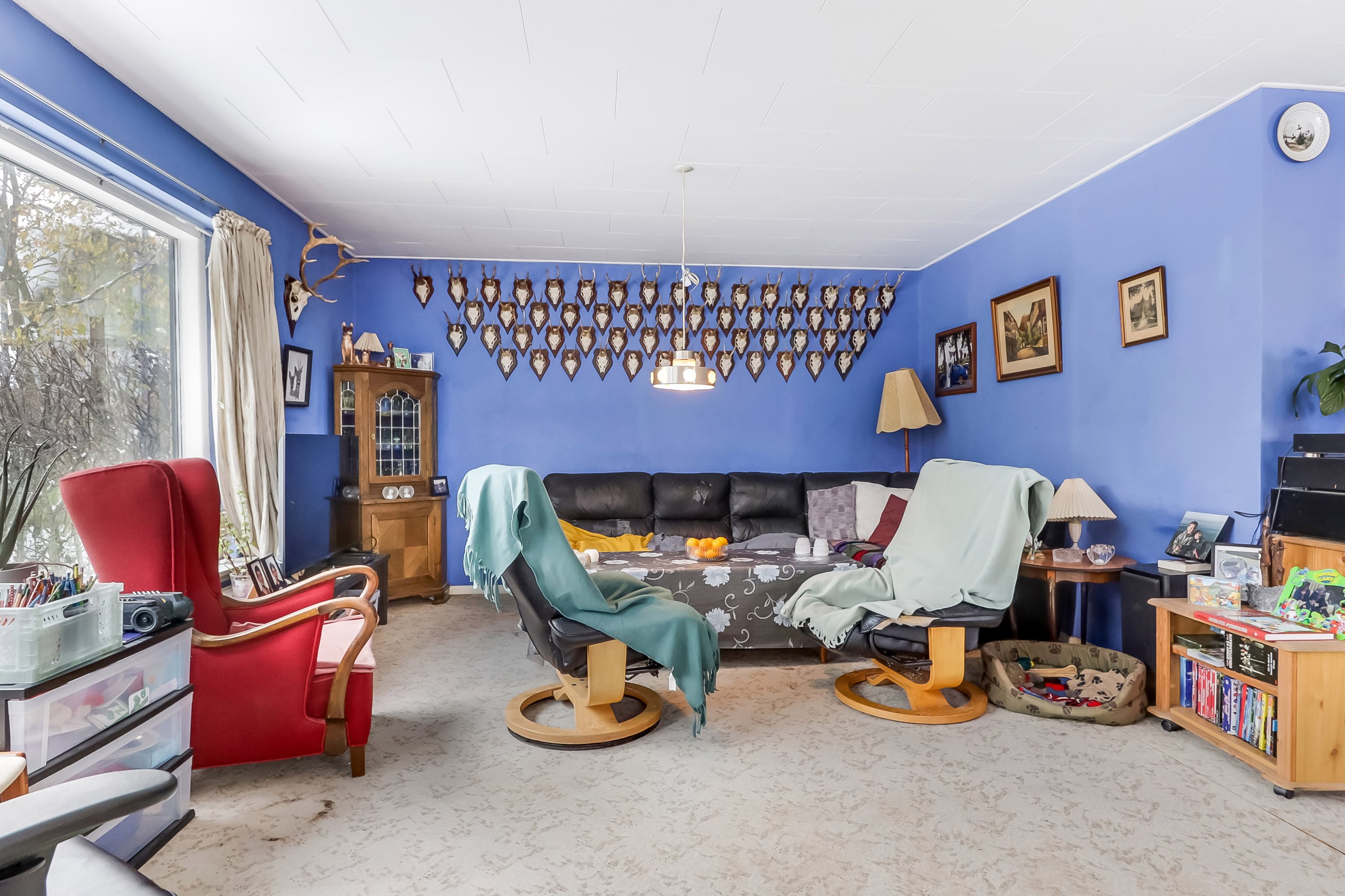 Fremhævet stue billede i fuldskærmstilstand. Billede af Nordenbro 22, Nordenbro, 5932 Humble