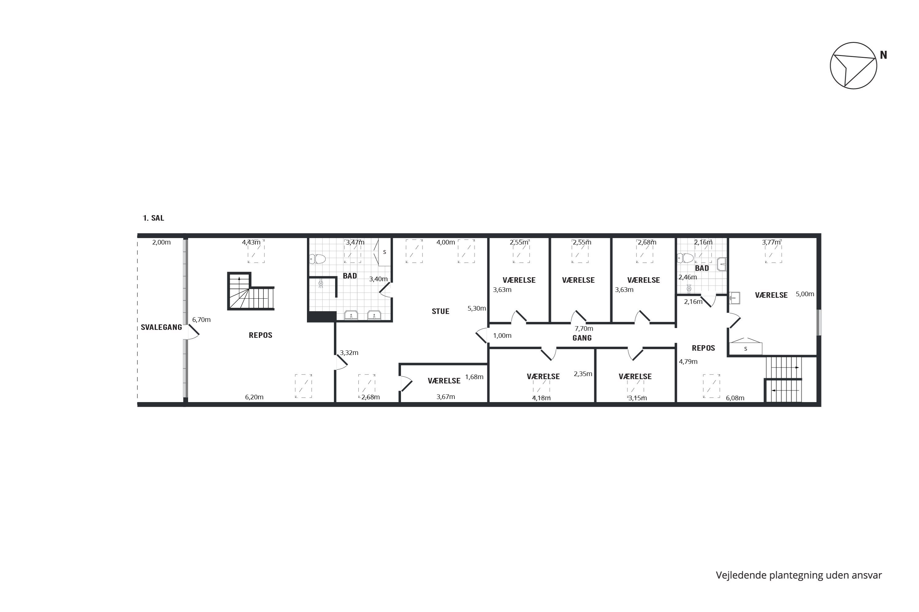 Plantegninger billede af Dybvadgårdsvej 8A, 9352 Dybvad