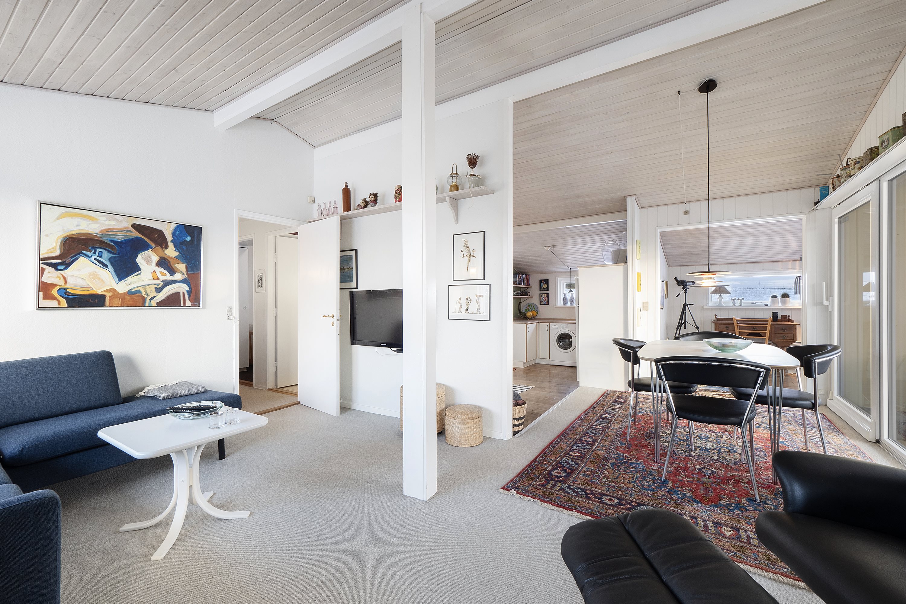 Fremhævet stue billede i fuldskærmstilstand. Billede af Stranddalen 95, Eskov, 7870 Roslev