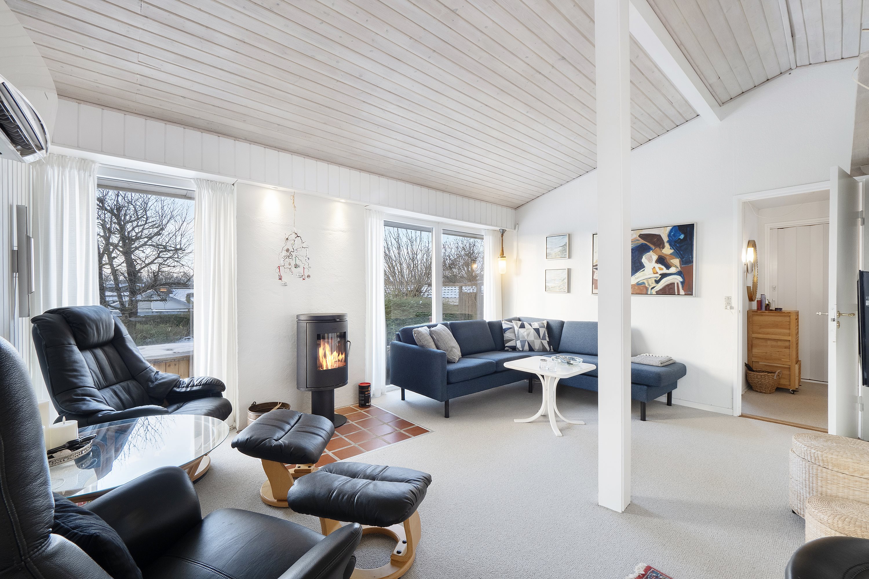 Fremhævet stue billede i fuldskærmstilstand. Billede af Stranddalen 95, Eskov, 7870 Roslev