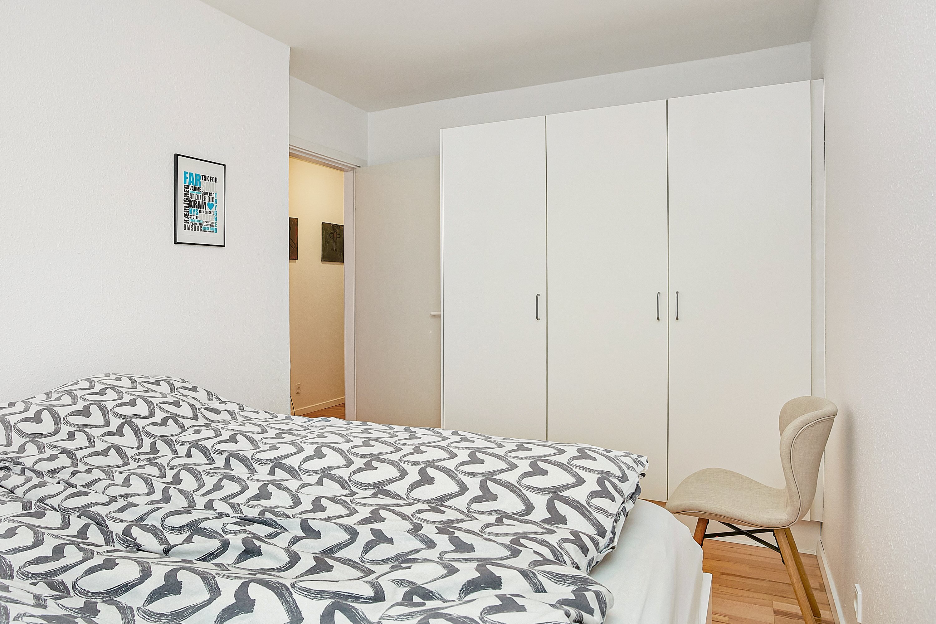 Fremhævet soveværelse billede i fuldskærmstilstand. Billede af Teatergården 2, st.. th., 8700 Horsens