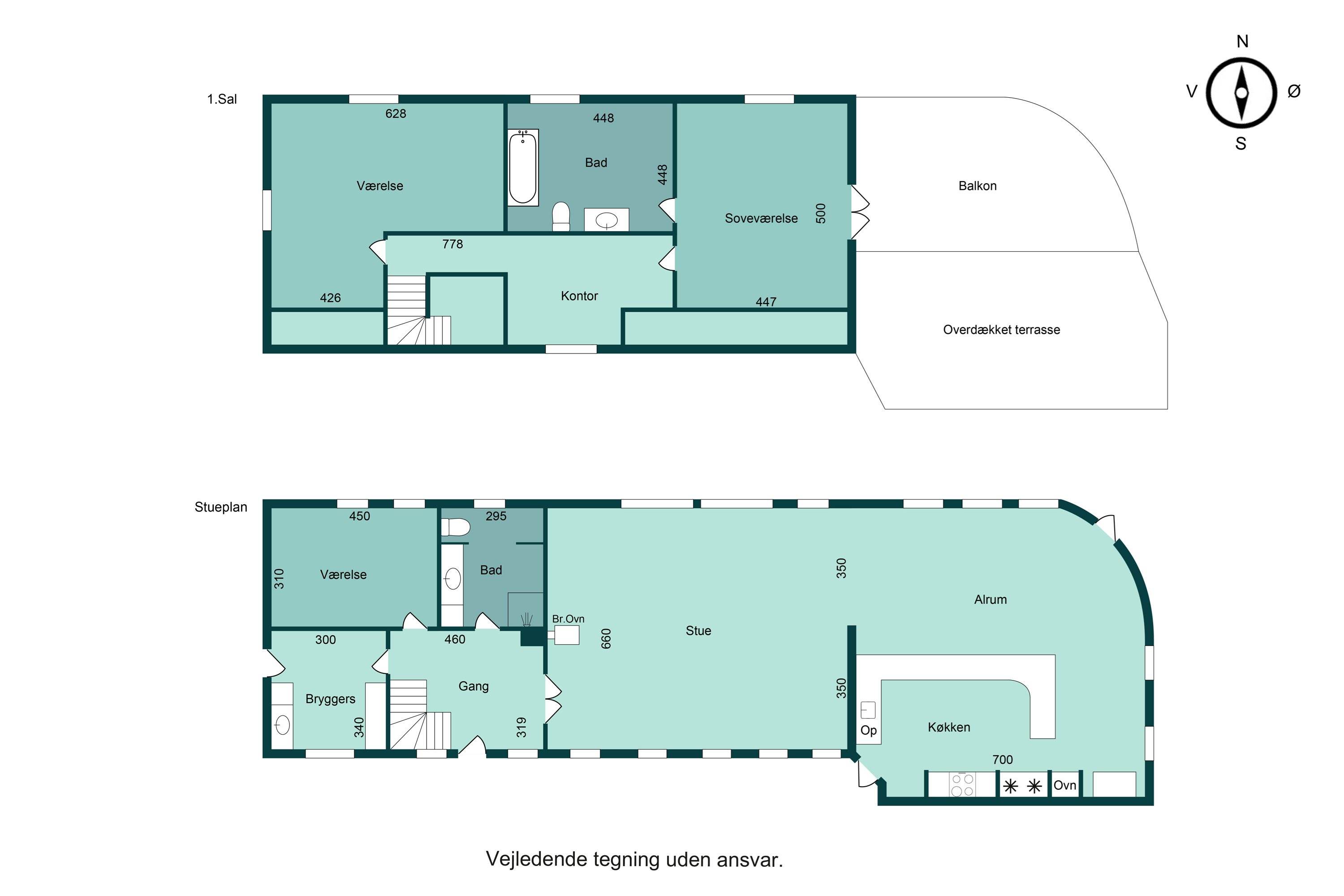 Plantegninger billede af Brund Strandvej 19, Brund, 7130 Juelsminde