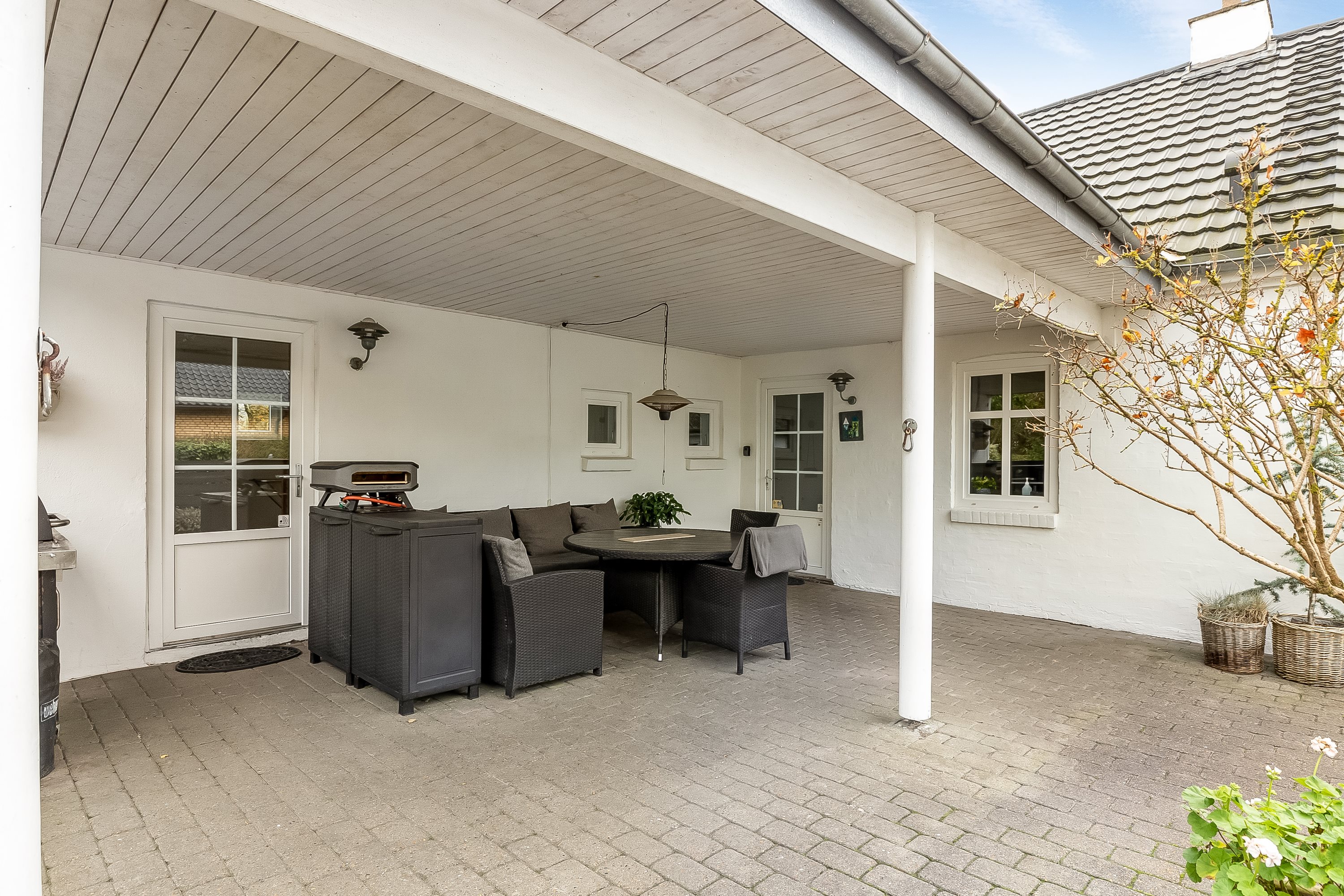 Fremhævet overdækket terrasse billede i fuldskærmstilstand. Billede af Østergade 135, 6580 Vamdrup