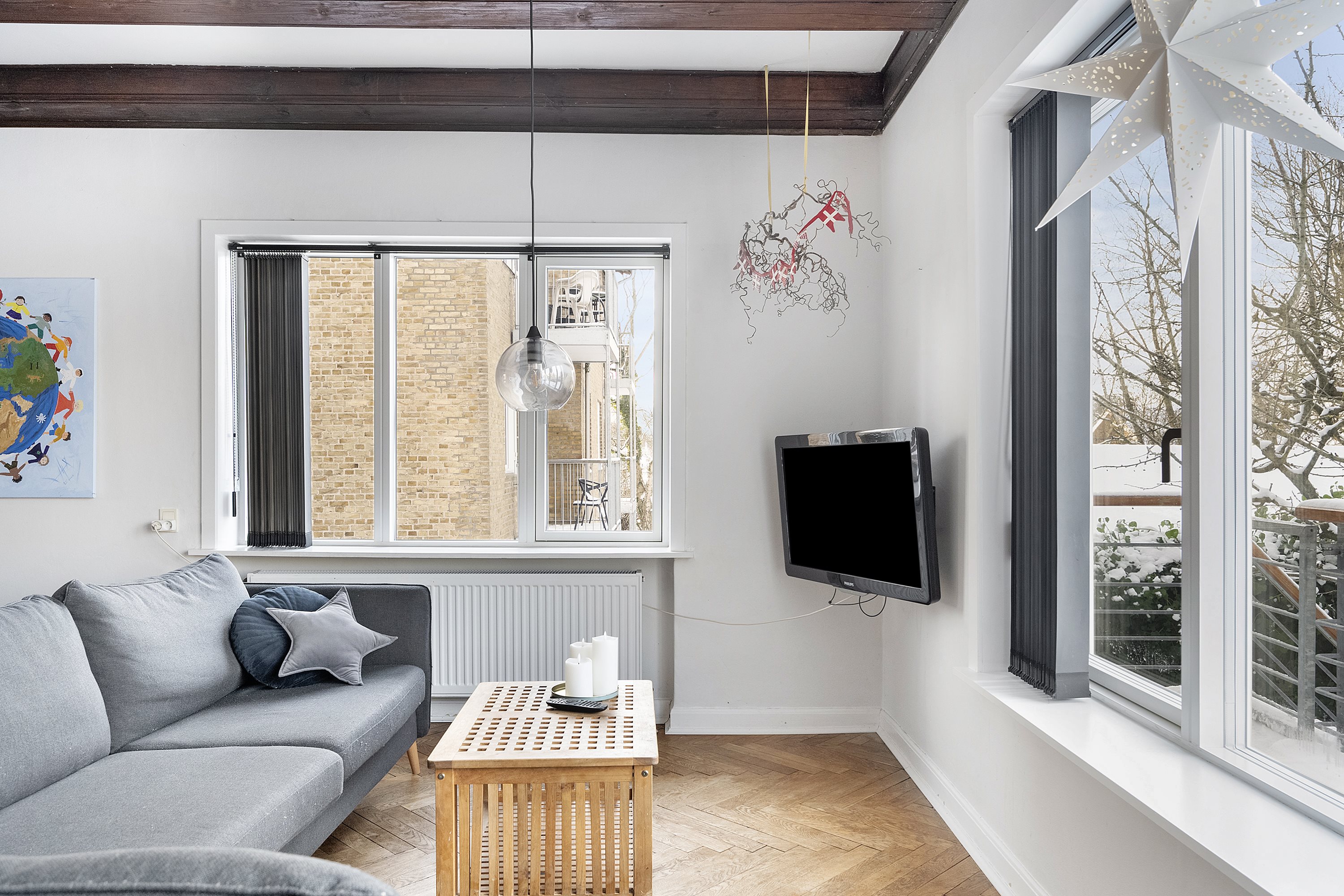 Fremhævet stue billede i fuldskærmstilstand. Billede af Horsøvej 15, 9500 Hobro