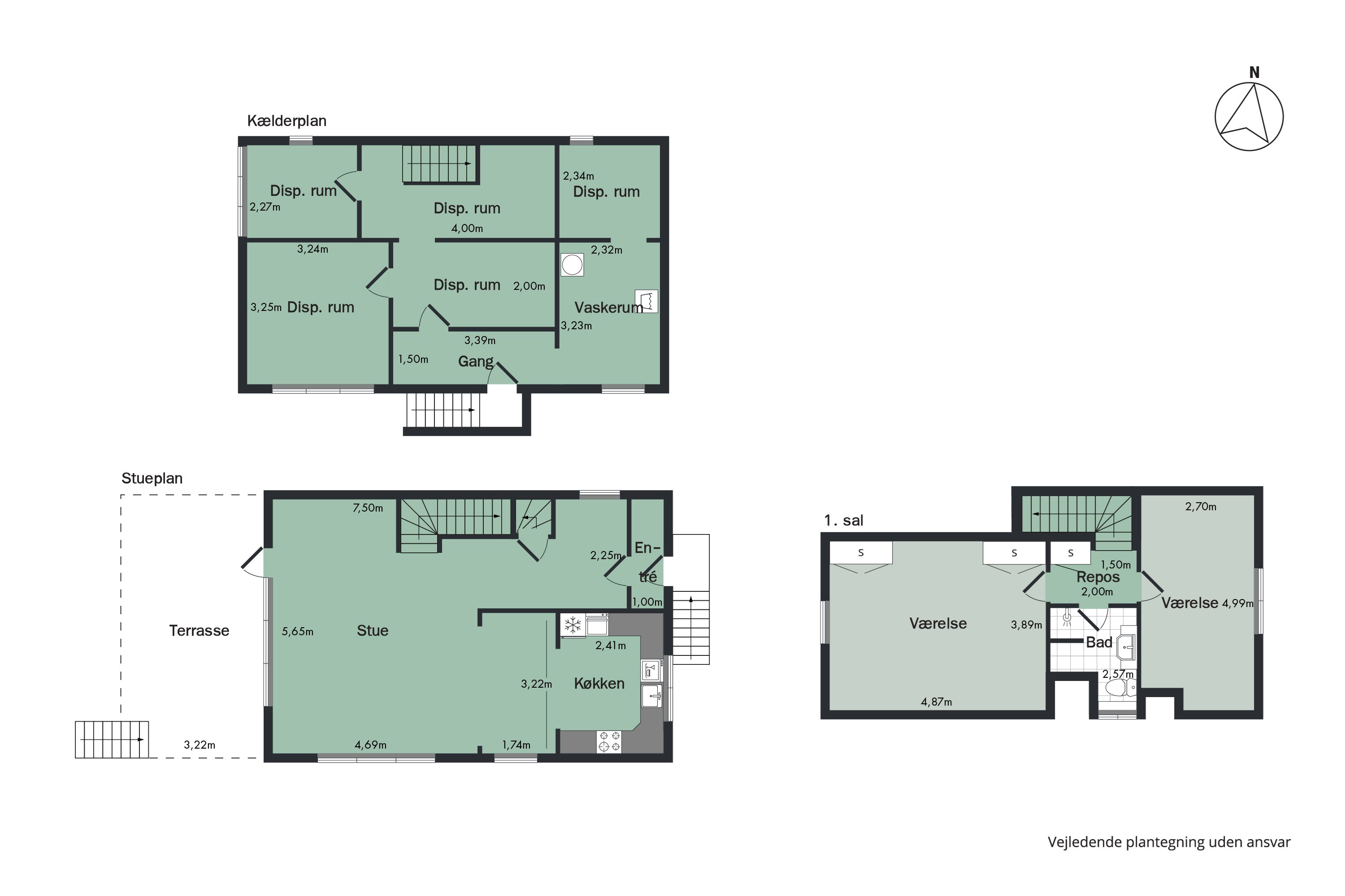 Plantegninger billede af Horsøvej 15, 9500 Hobro