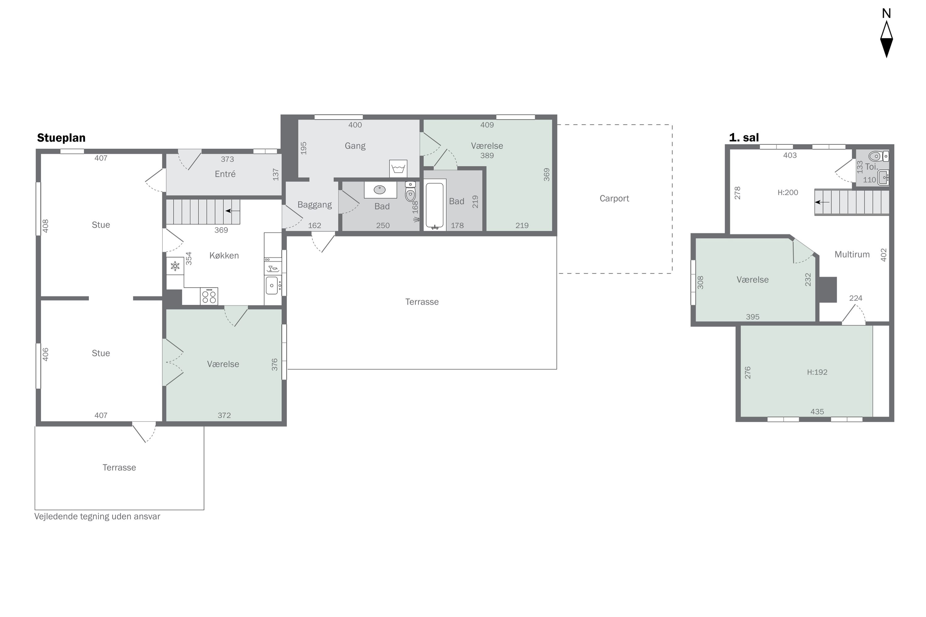 Plantegninger billede af Enghavevej 20, Hvidbjerg, 7790 Thyholm