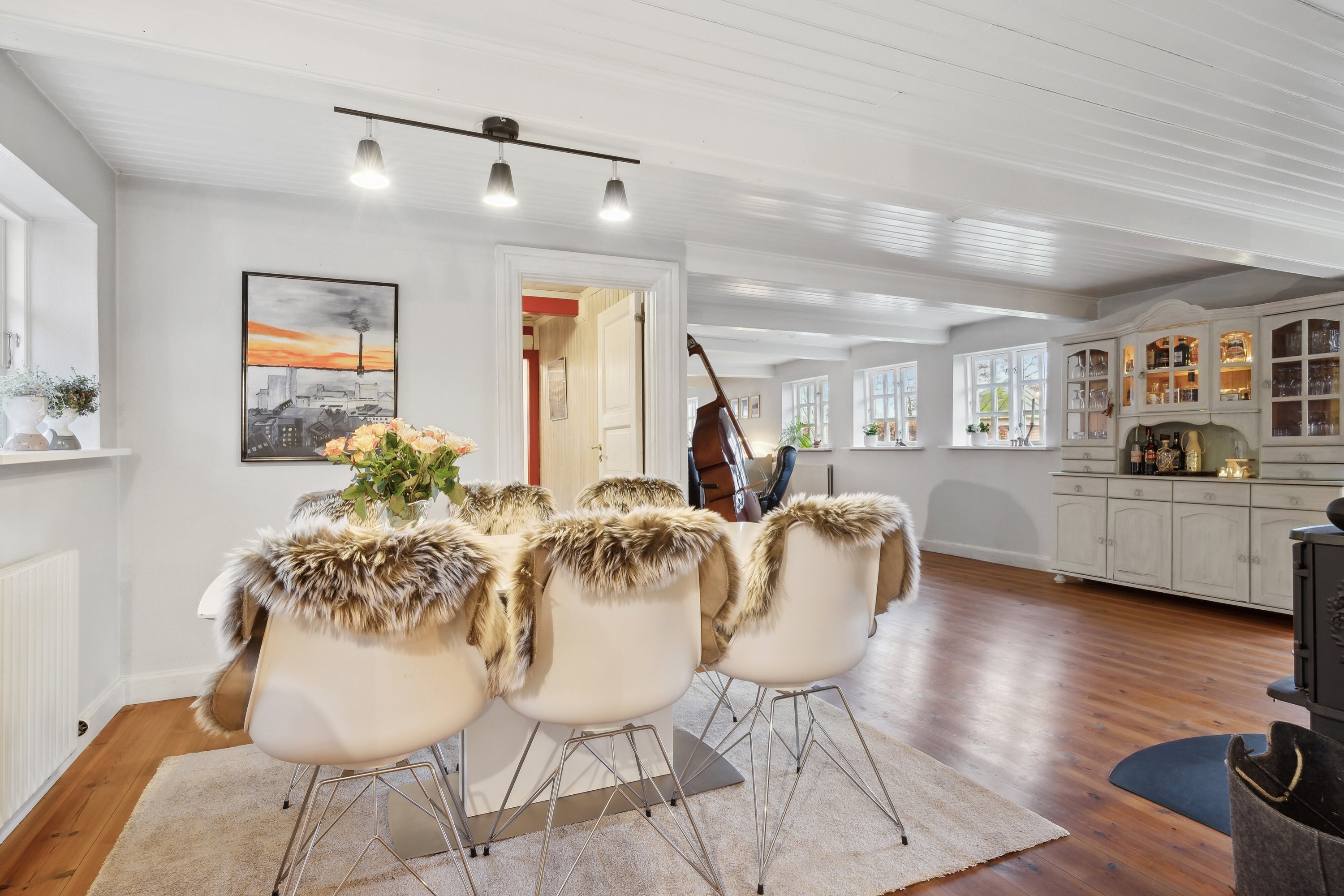 Fremhævet spisestue billede i fuldskærmstilstand. Billede af Lindbjergvej 82, Lindbjerg, 8930 Randers NØ