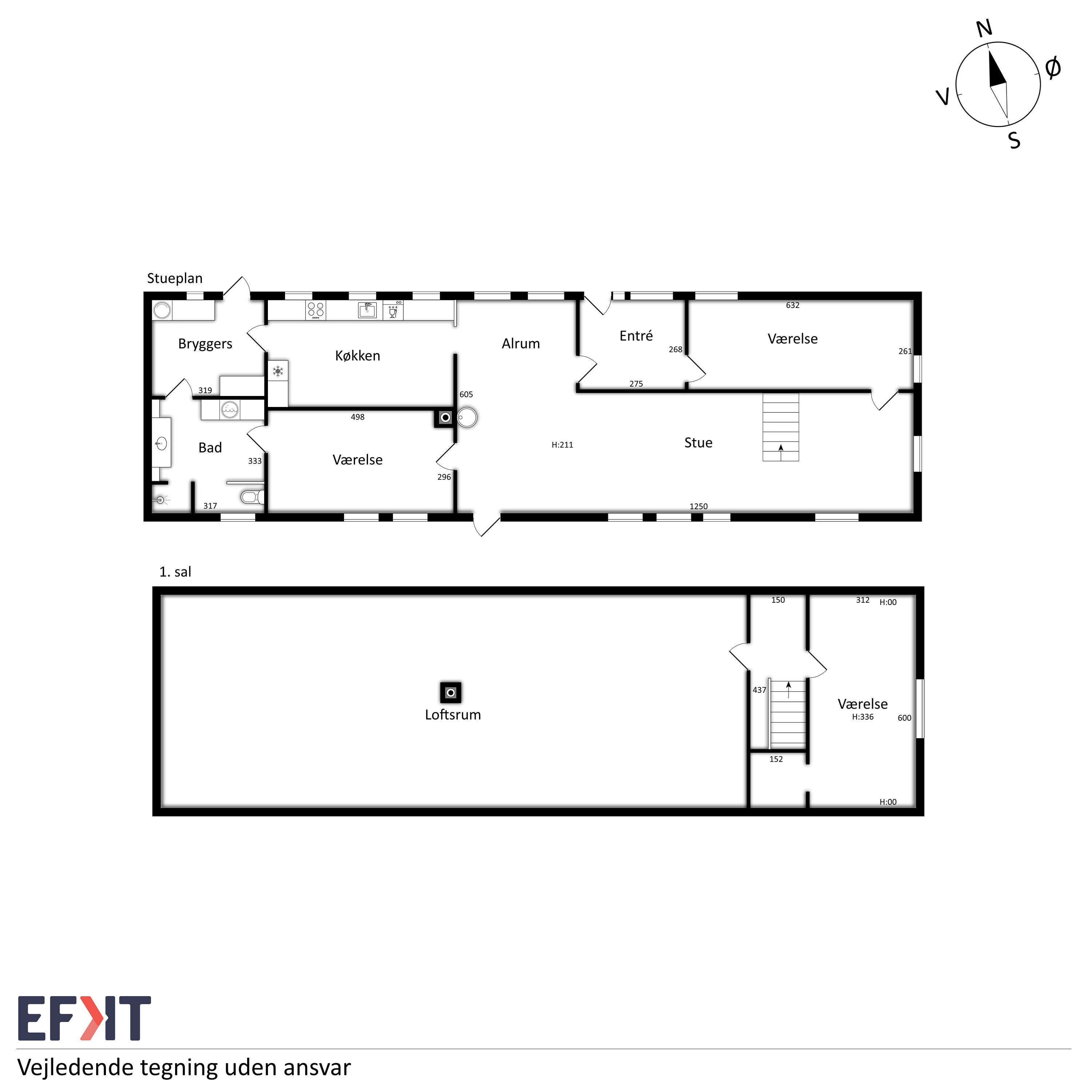 Plantegninger billede af Lindbjergvej 82, Lindbjerg, 8930 Randers NØ