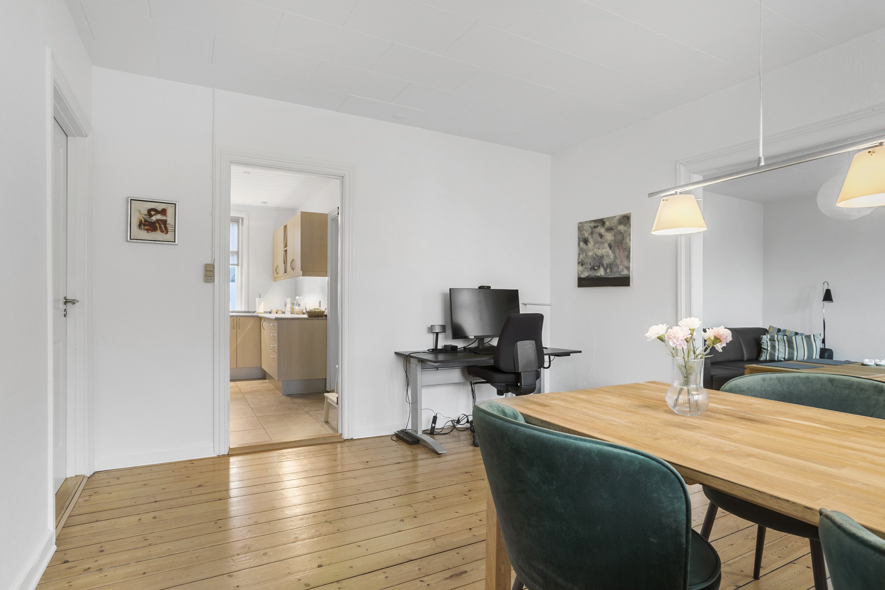 Fremhævet spisestue billede i fuldskærmstilstand. Billede af Andstvej 3, 6621 Gesten