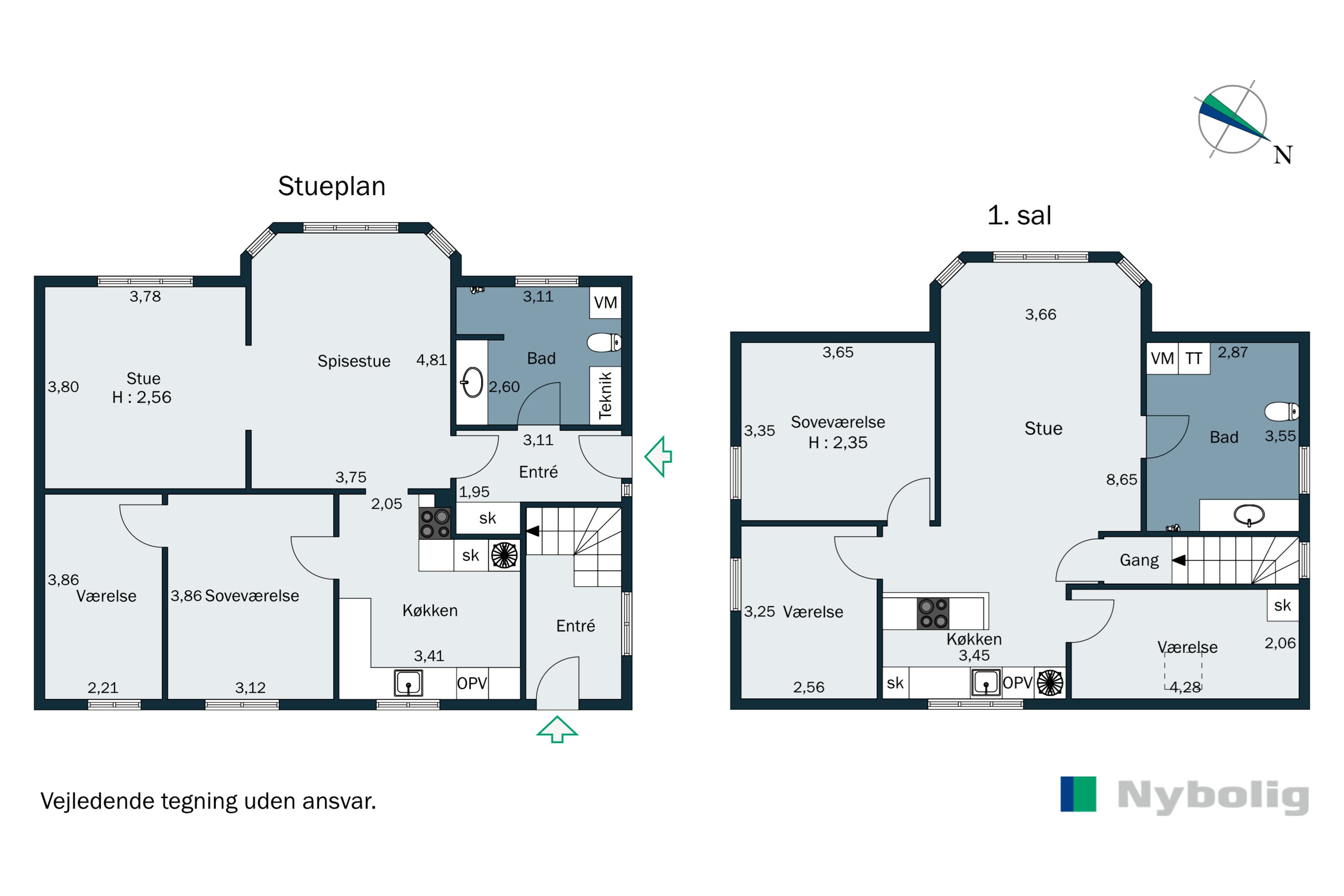 Plantegninger billede af Andstvej 3, 6621 Gesten