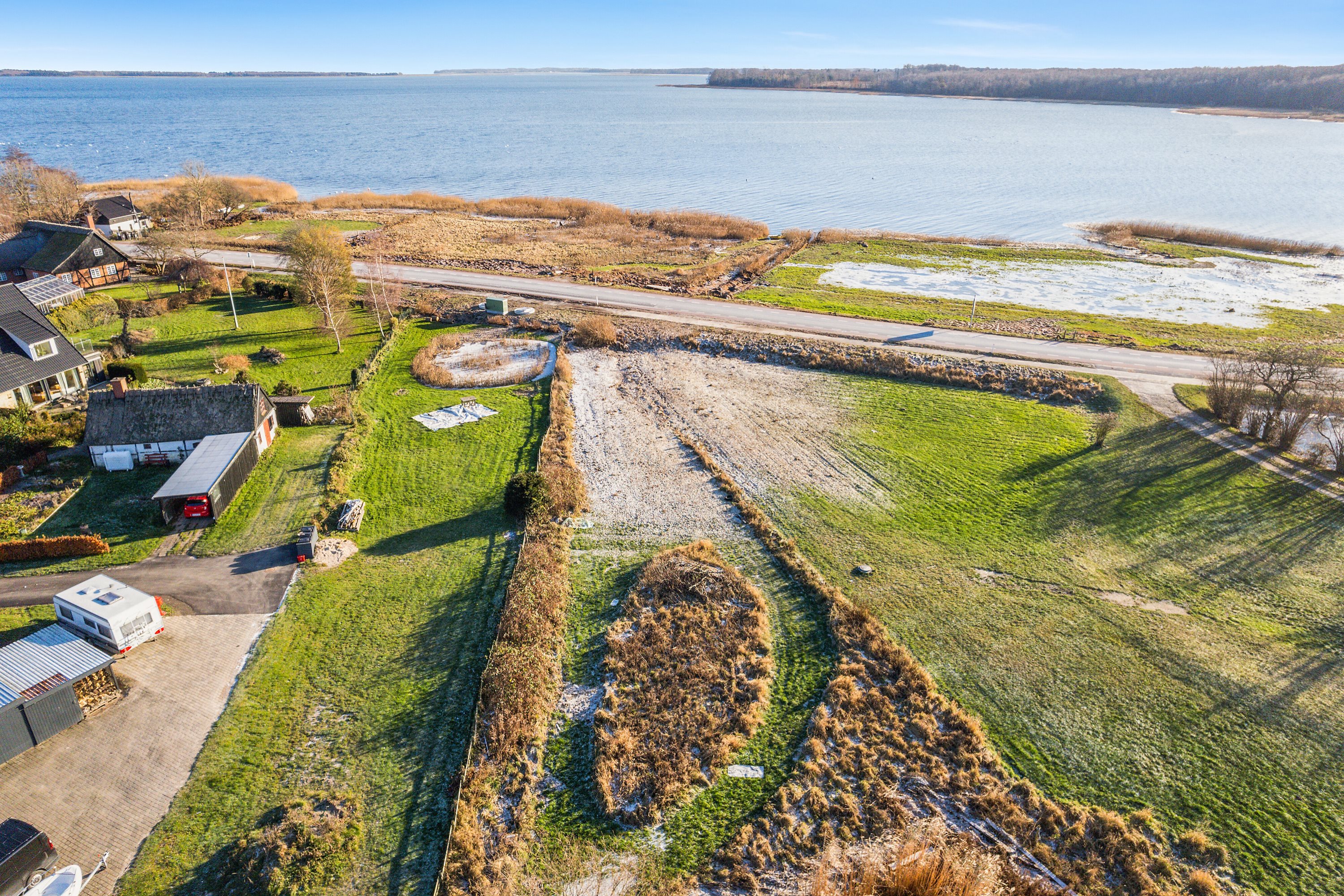 Miniaturebillede 2: luftfoto. Billede af Bredeshave Strand 14, Gammel Tappernøje, 4733 Tappernøje