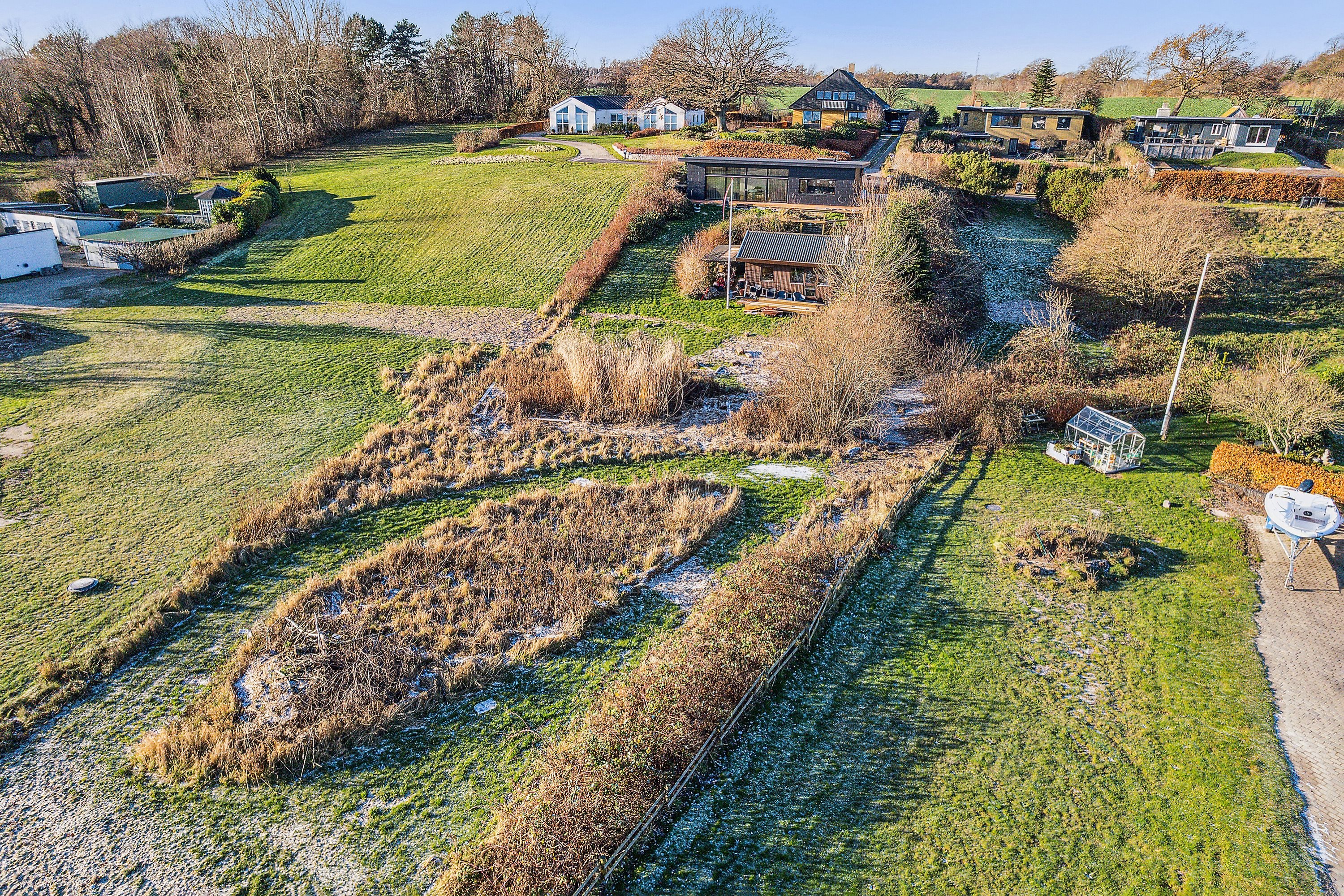 Fremhævet luftfoto billede i fuldskærmstilstand. Billede af Bredeshave Strand 14, Gammel Tappernøje, 4733 Tappernøje