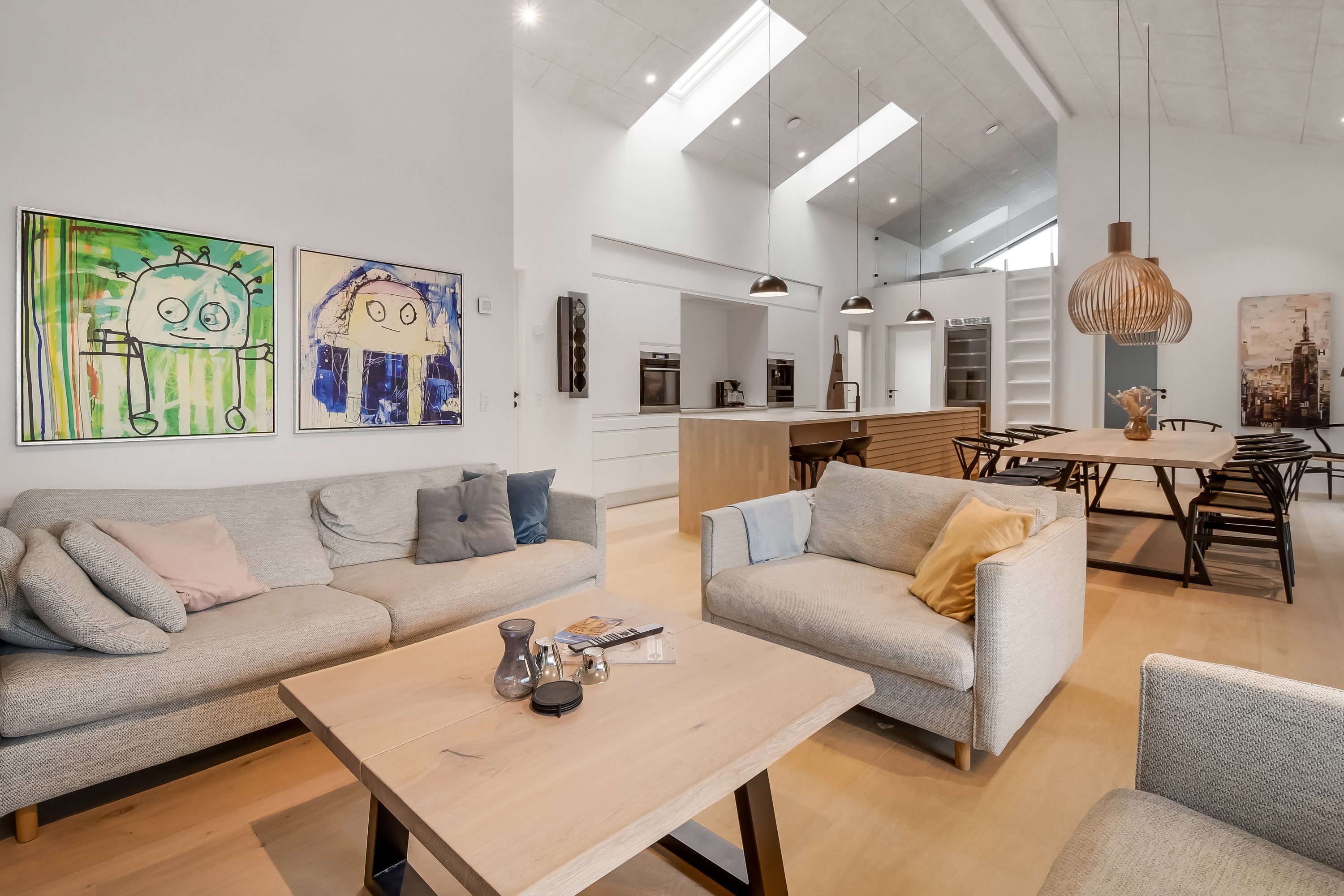 Fremhævet stue billede i fuldskærmstilstand. Billede af Lodbergsvej 74, Søndervig, 6950 Ringkøbing