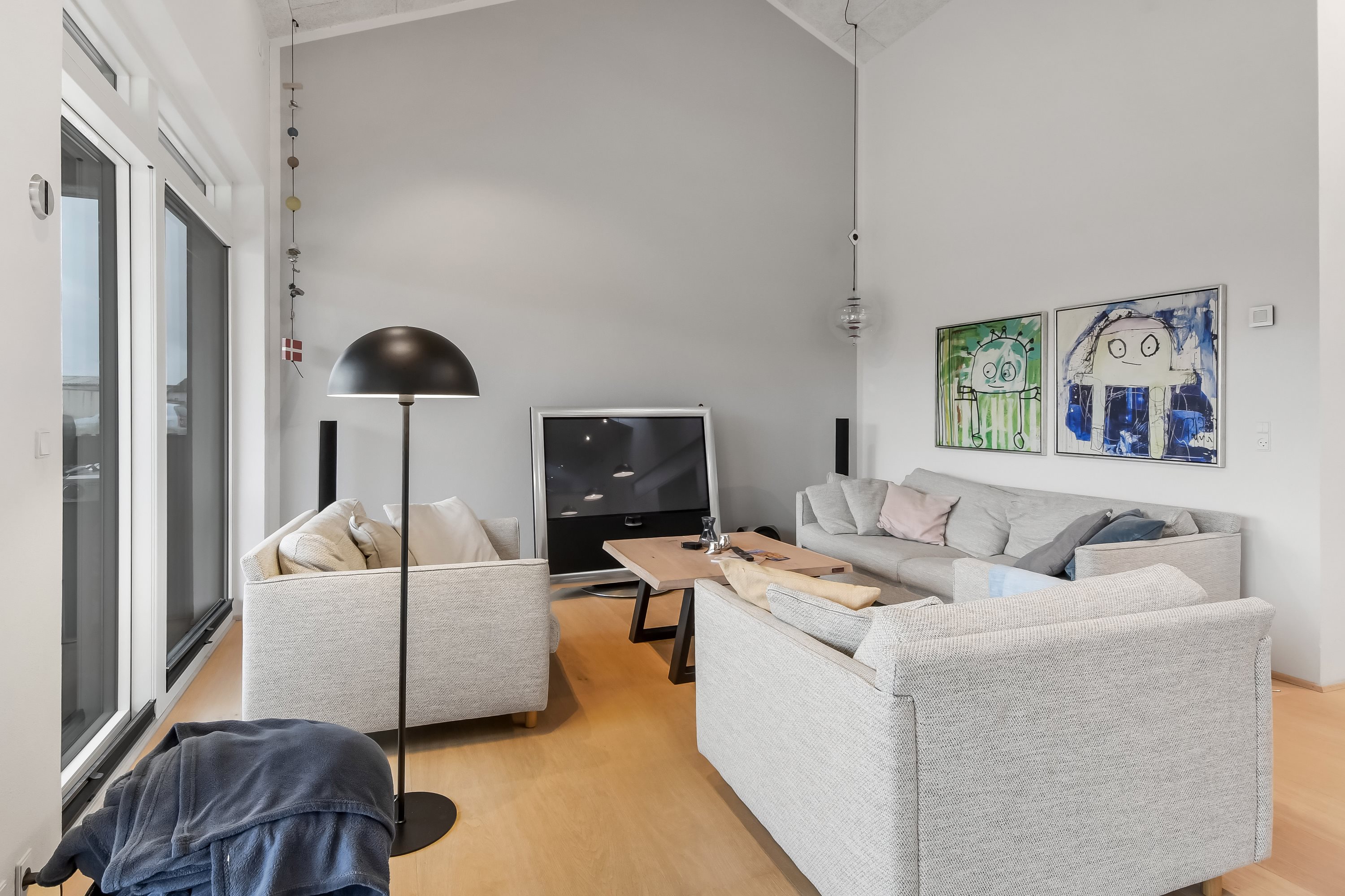 Fremhævet stue billede i fuldskærmstilstand. Billede af Lodbergsvej 74, Søndervig, 6950 Ringkøbing