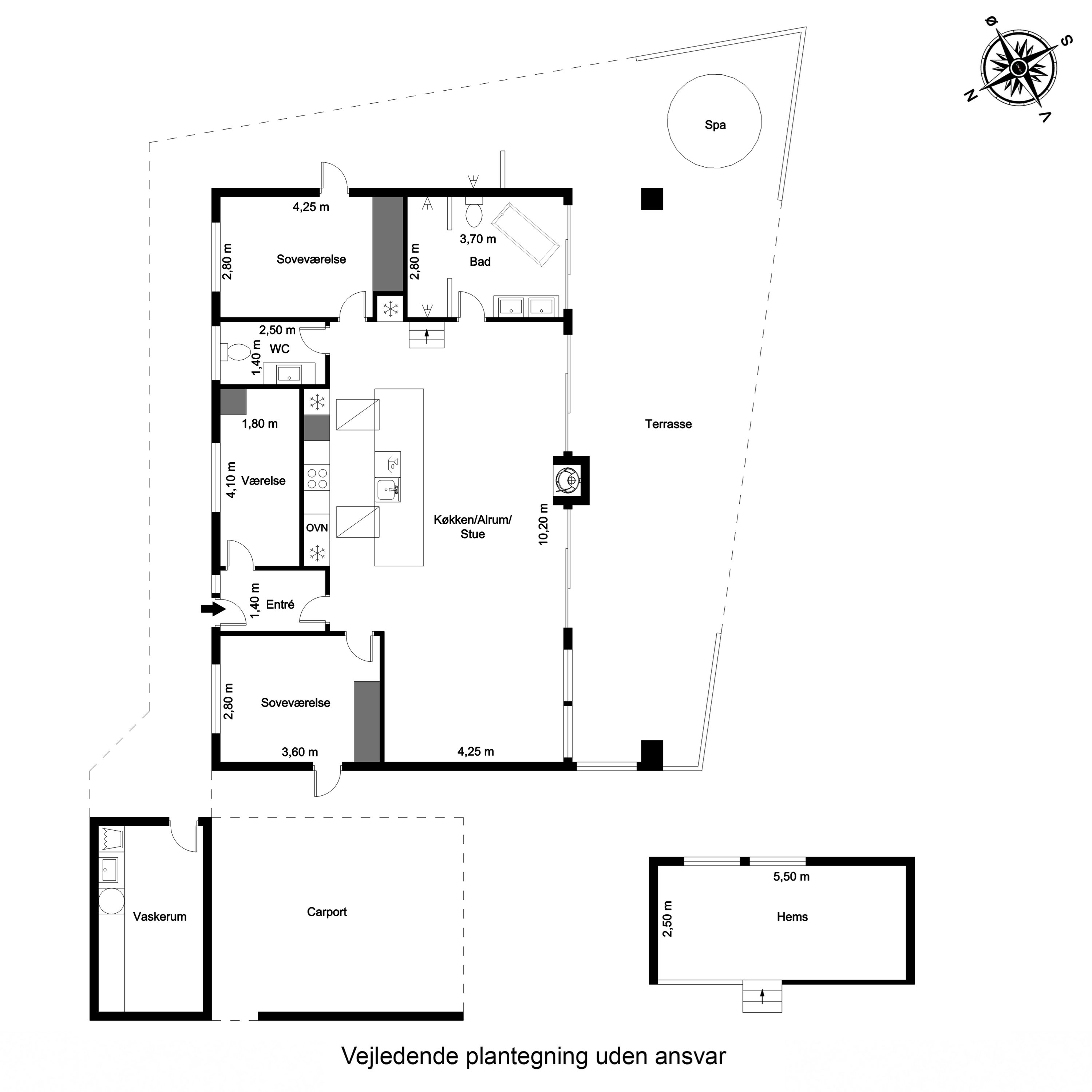 Plantegninger billede af Lodbergsvej 74, Søndervig, 6950 Ringkøbing