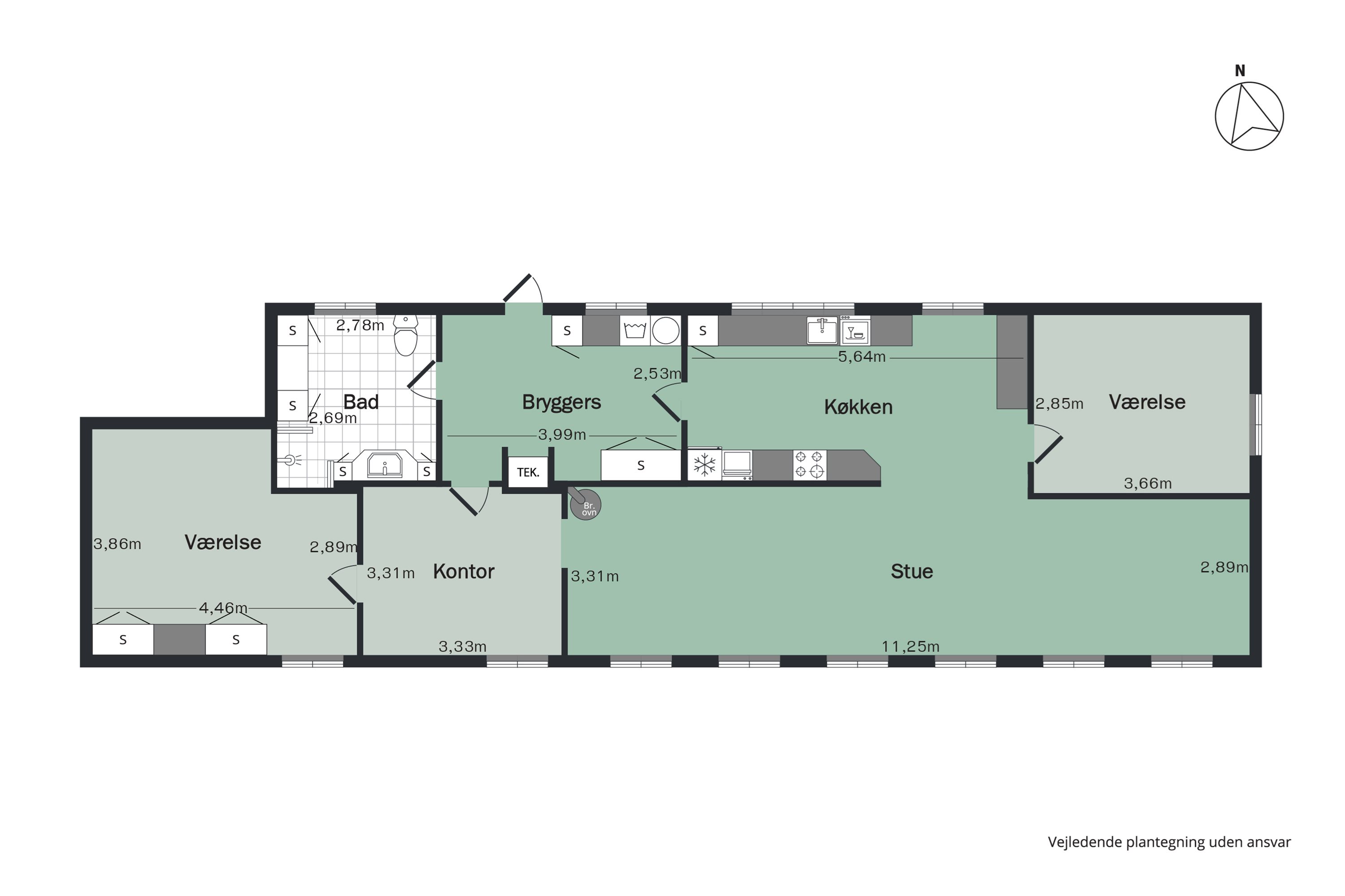 Plantegninger billede af Valmuevej 10, 9740 Jerslev J