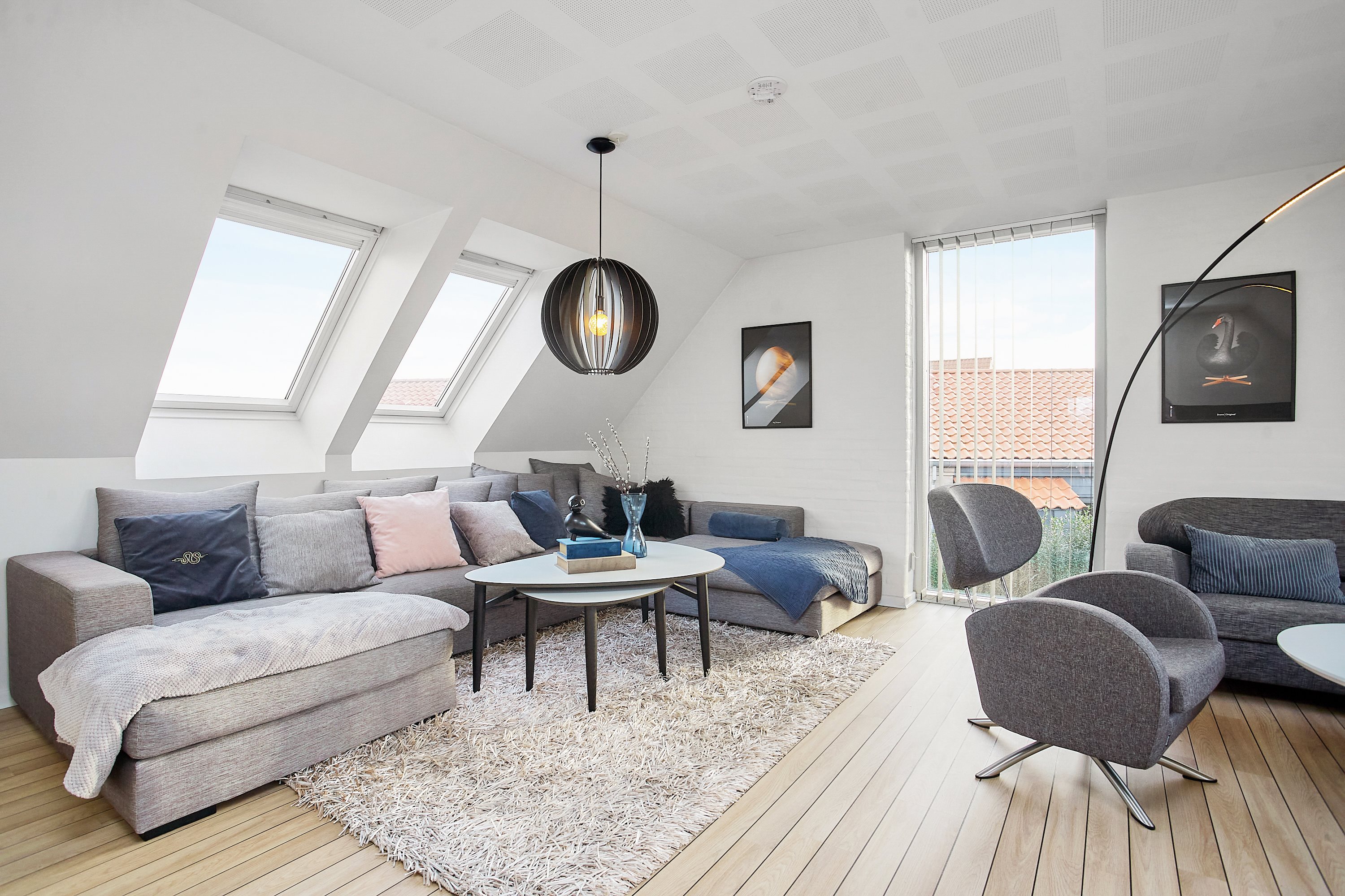 Fremhævet stue billede i fuldskærmstilstand. Billede af Fiskeparken 30, Snaptun, 7130 Juelsminde