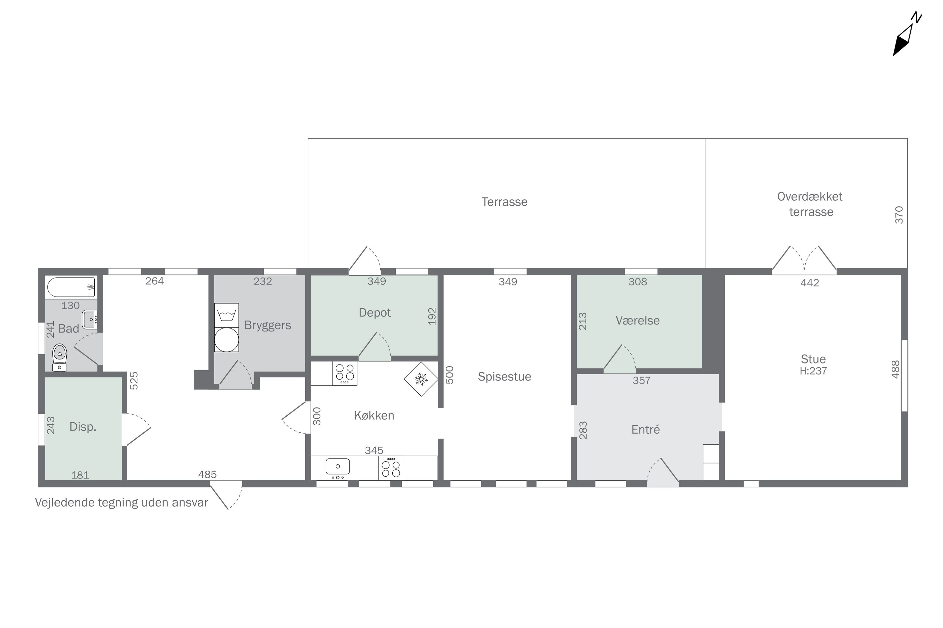 Plantegninger billede af Tommerupvej 149, L Hesbjerg, 5491 Blommenslyst