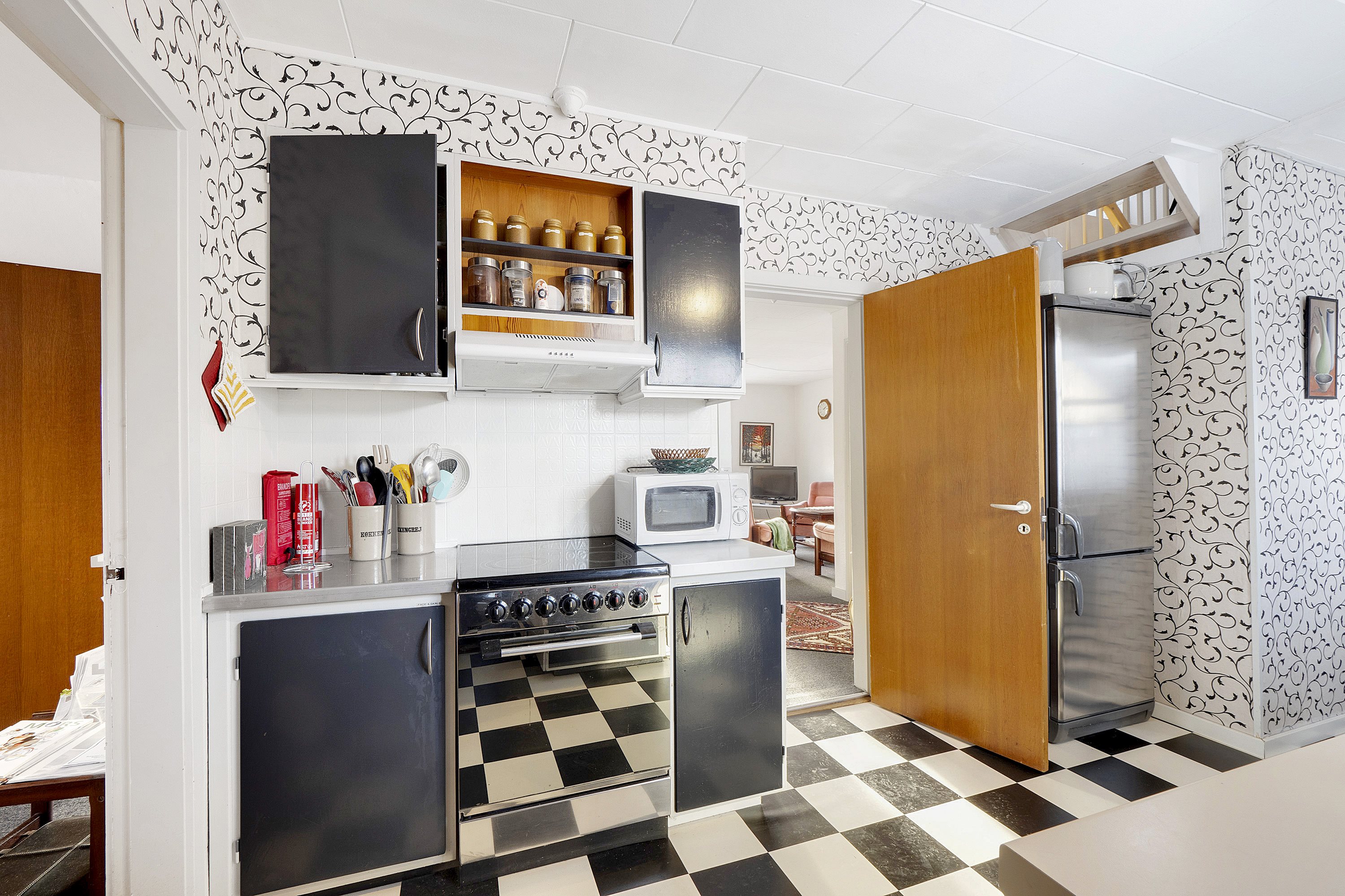 Fremhævet køkken billede i fuldskærmstilstand. Billede af Søndervej 9, Øster Jølby, 7950 Erslev