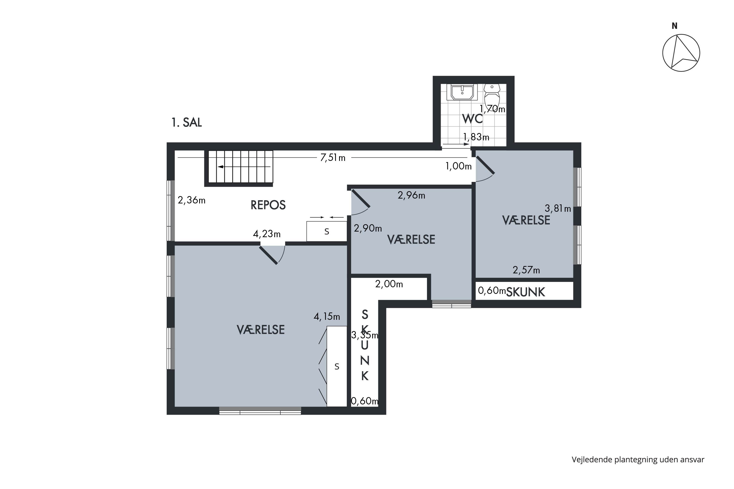 Plantegninger billede af Søndervej 9, Øster Jølby, 7950 Erslev