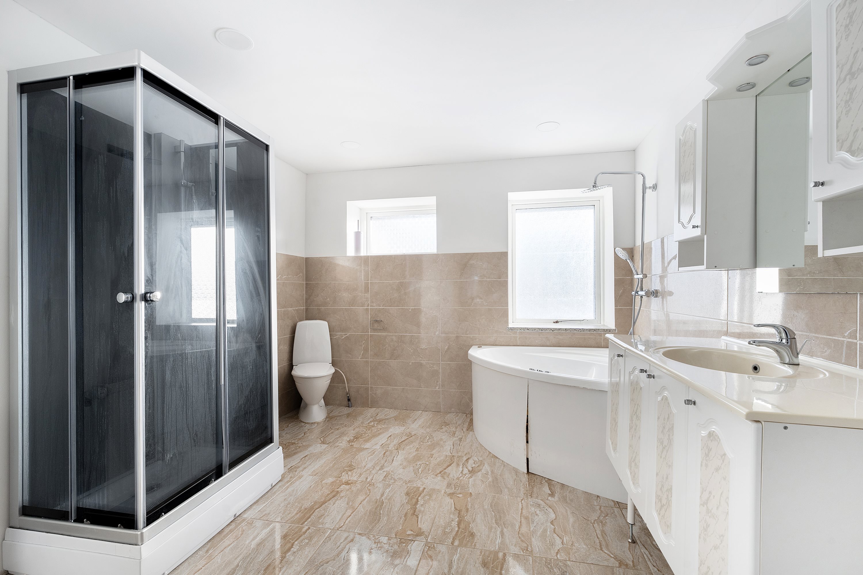 Fremhævet badeværelse billede i fuldskærmstilstand. Billede af Terp Skovvej 10, Terp, 8860 Ulstrup