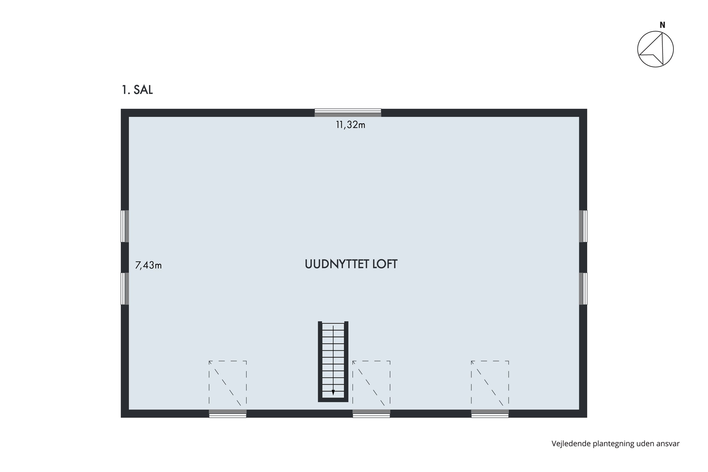 Plantegninger billede af Ballevej 8, Tirstrup, 8400 Ebeltoft
