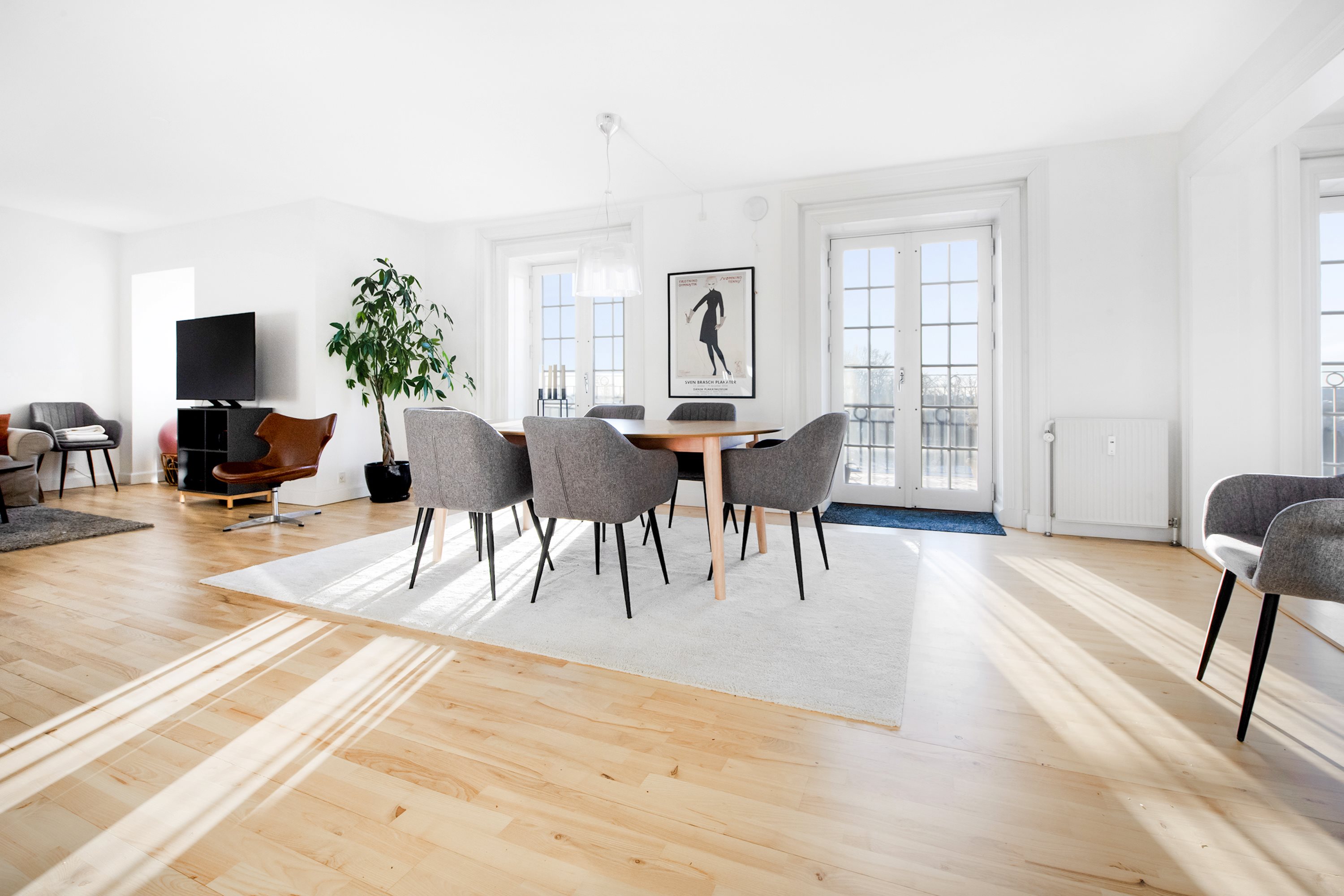 Fremhævet spisestue billede i fuldskærmstilstand. Billede af Mørdrupvej 69, 1. mf., Mørdrup, 3060 Espergærde