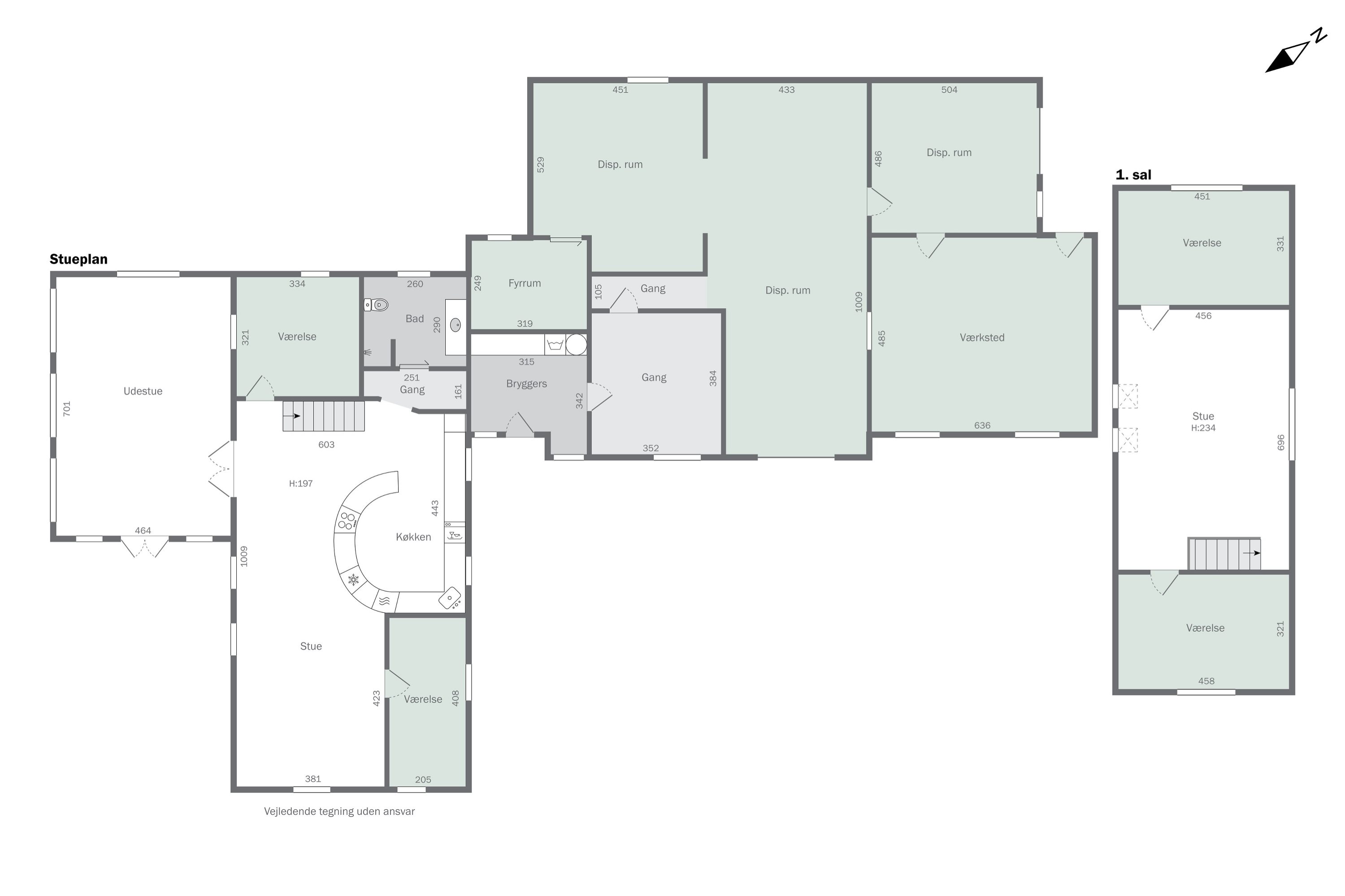 Plantegninger billede af Præstegårdsvænget 5, 7755 Bedsted Thy