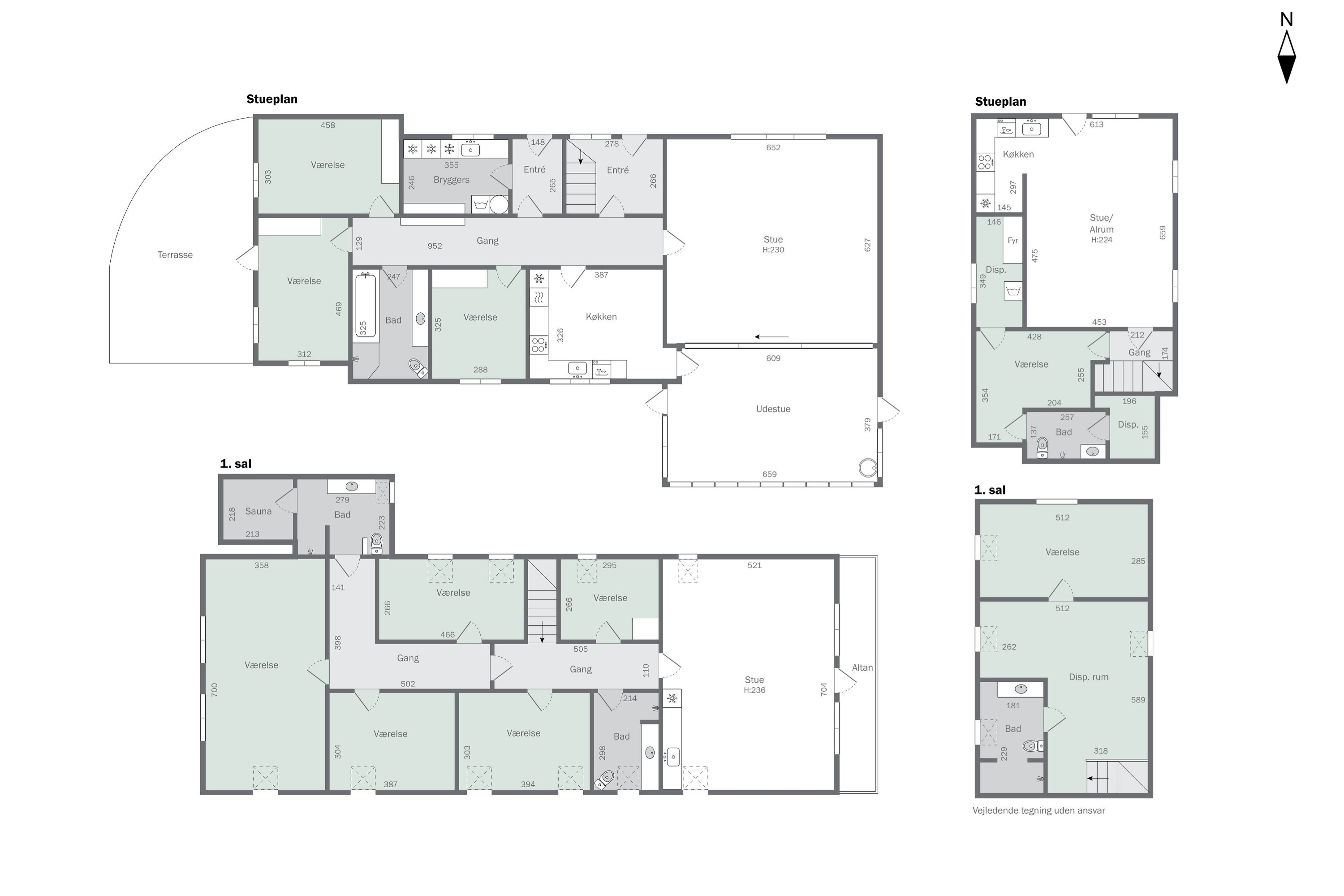 Plantegninger billede af Snevrevej 4A, Højrup,Horne, 9850 Hirtshals