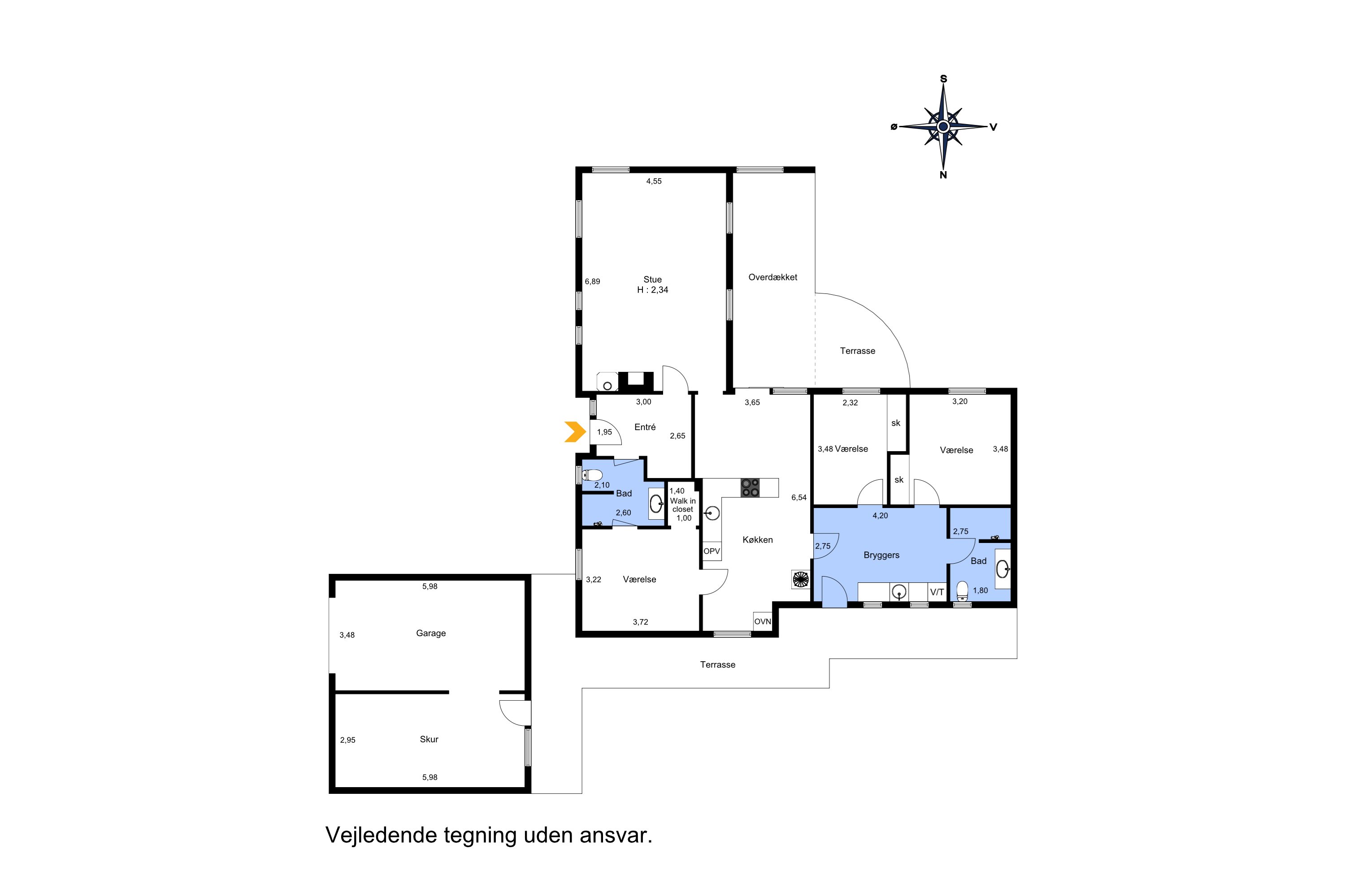 Plantegninger billede af Holger Drachmanns Vej 2B, 9900 Frederikshavn