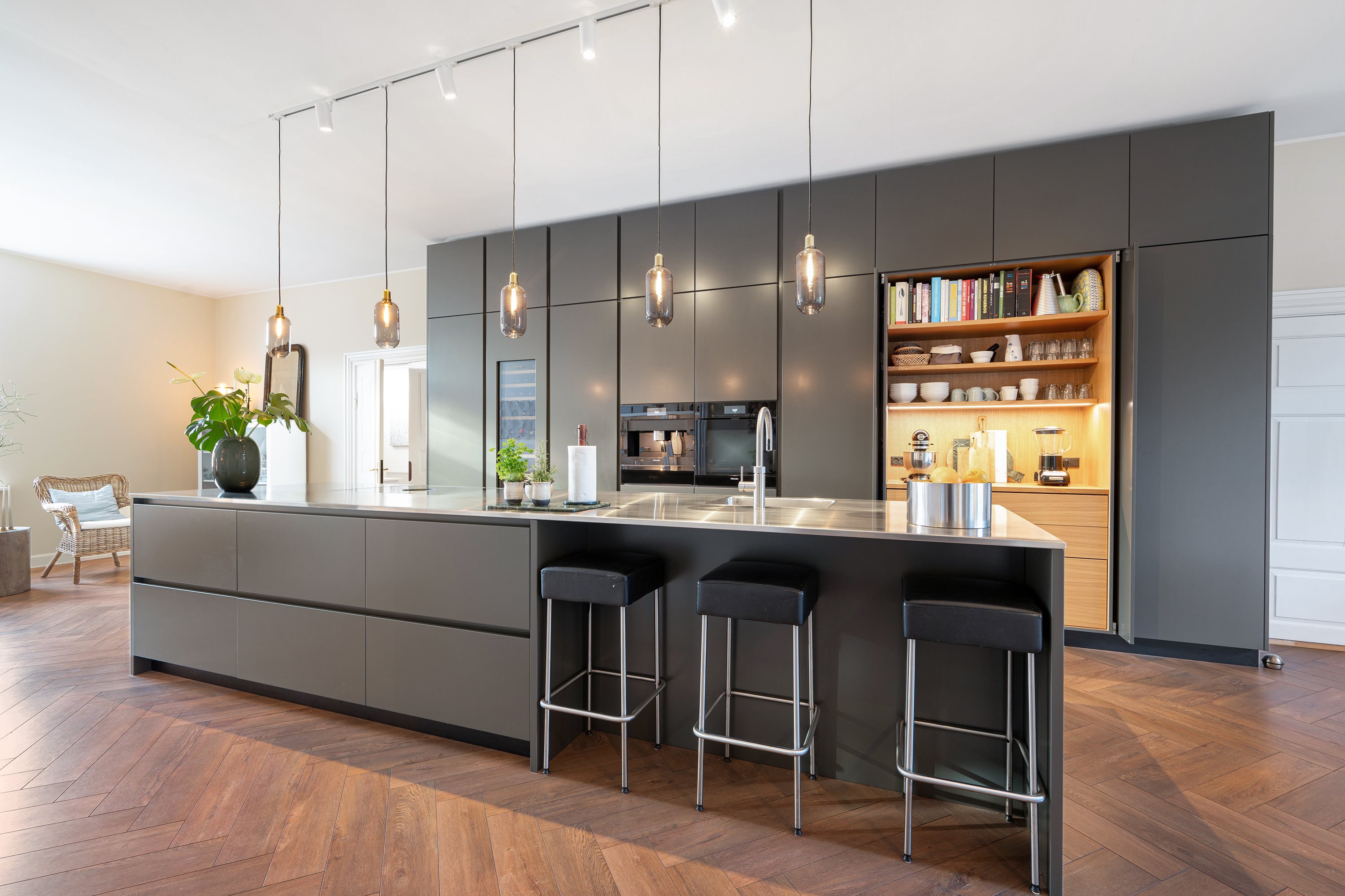 Fremhævet køkken billede i fuldskærmstilstand. Billede af Overgade 17, 8400 Ebeltoft