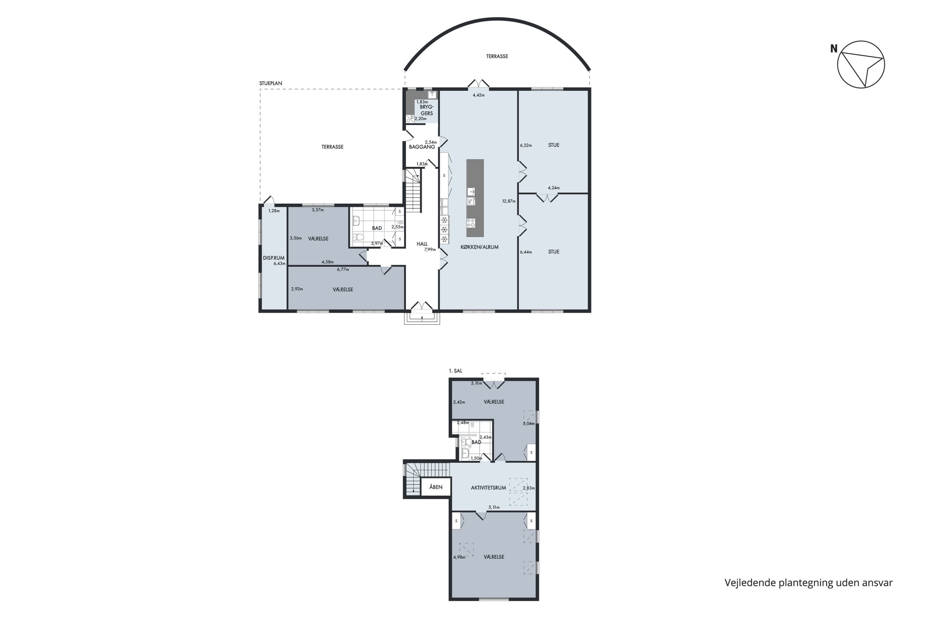 Plantegninger billede af Overgade 17, 8400 Ebeltoft