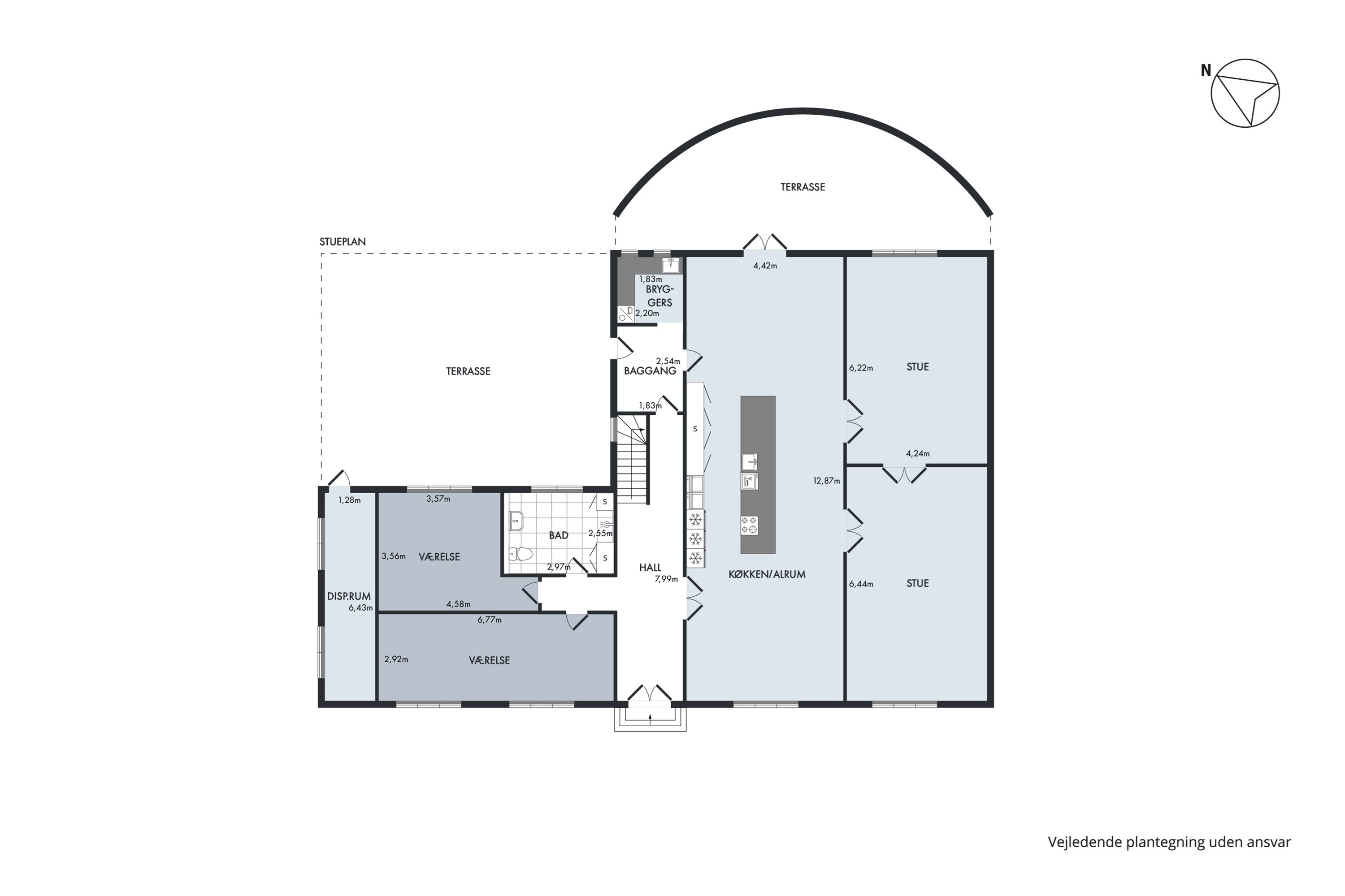 Plantegninger billede af Overgade 17, 8400 Ebeltoft