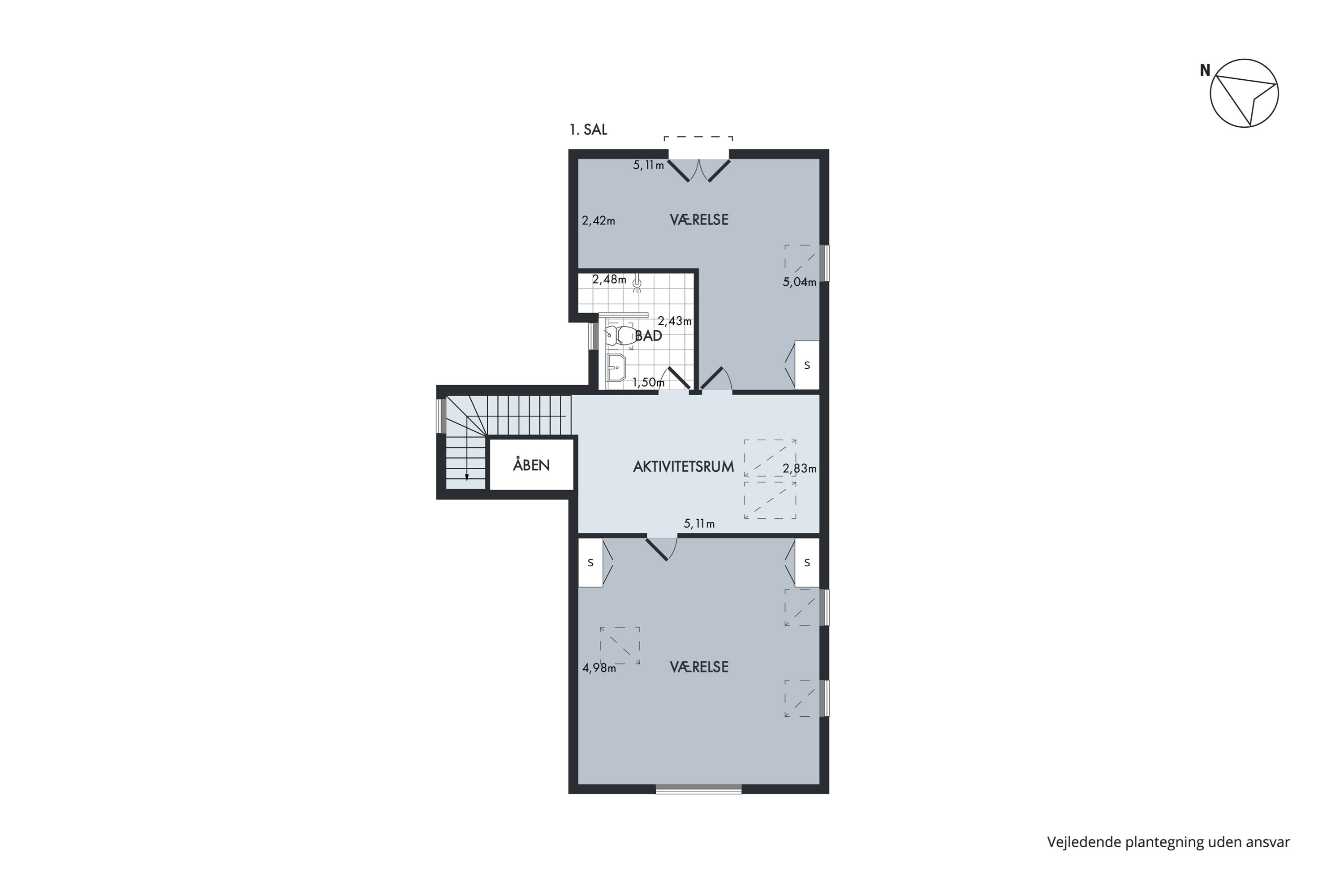 Plantegninger billede af Overgade 17, 8400 Ebeltoft