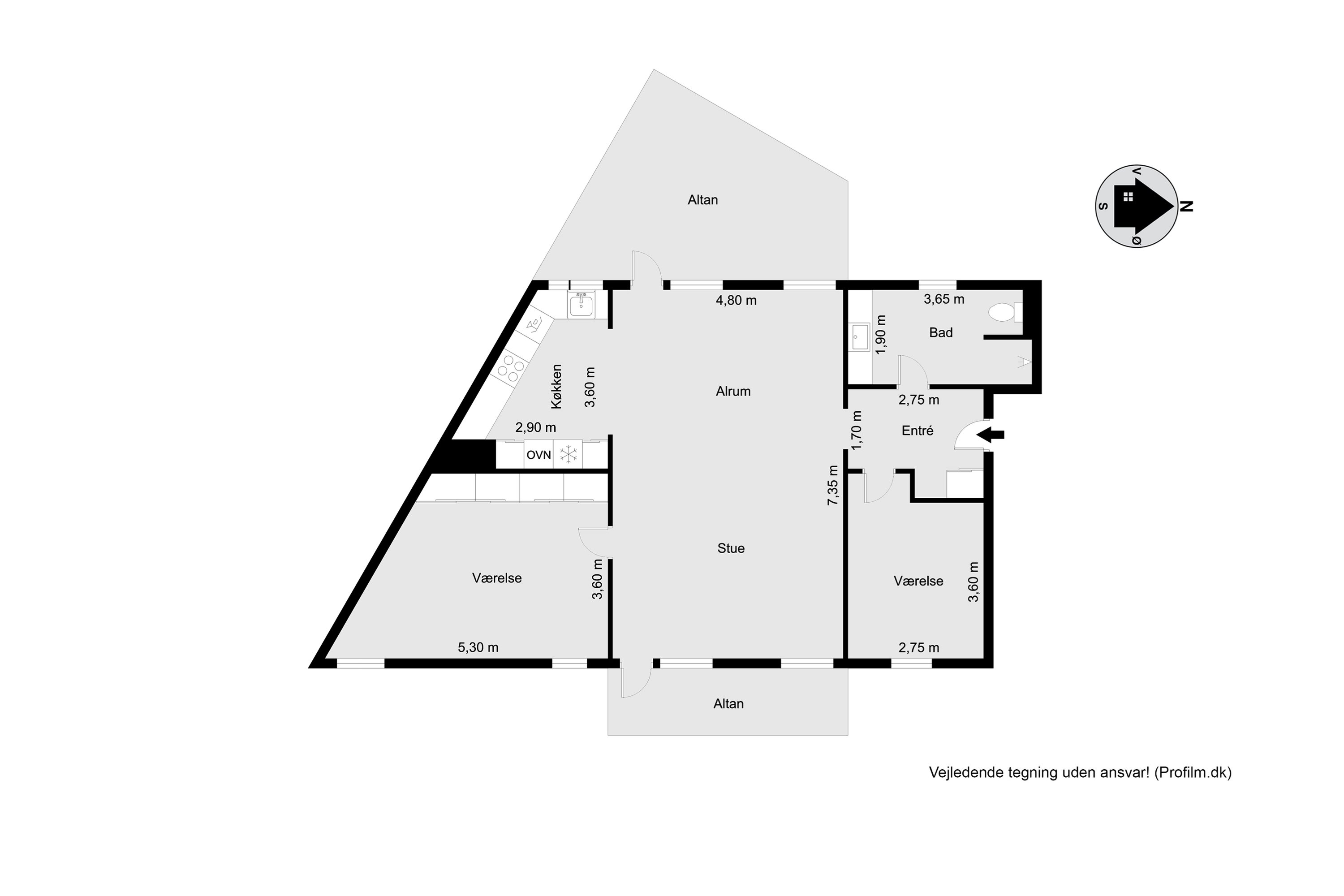 Plantegninger billede af Sct Jørgens Gade 24, st.., 7500 Holstebro