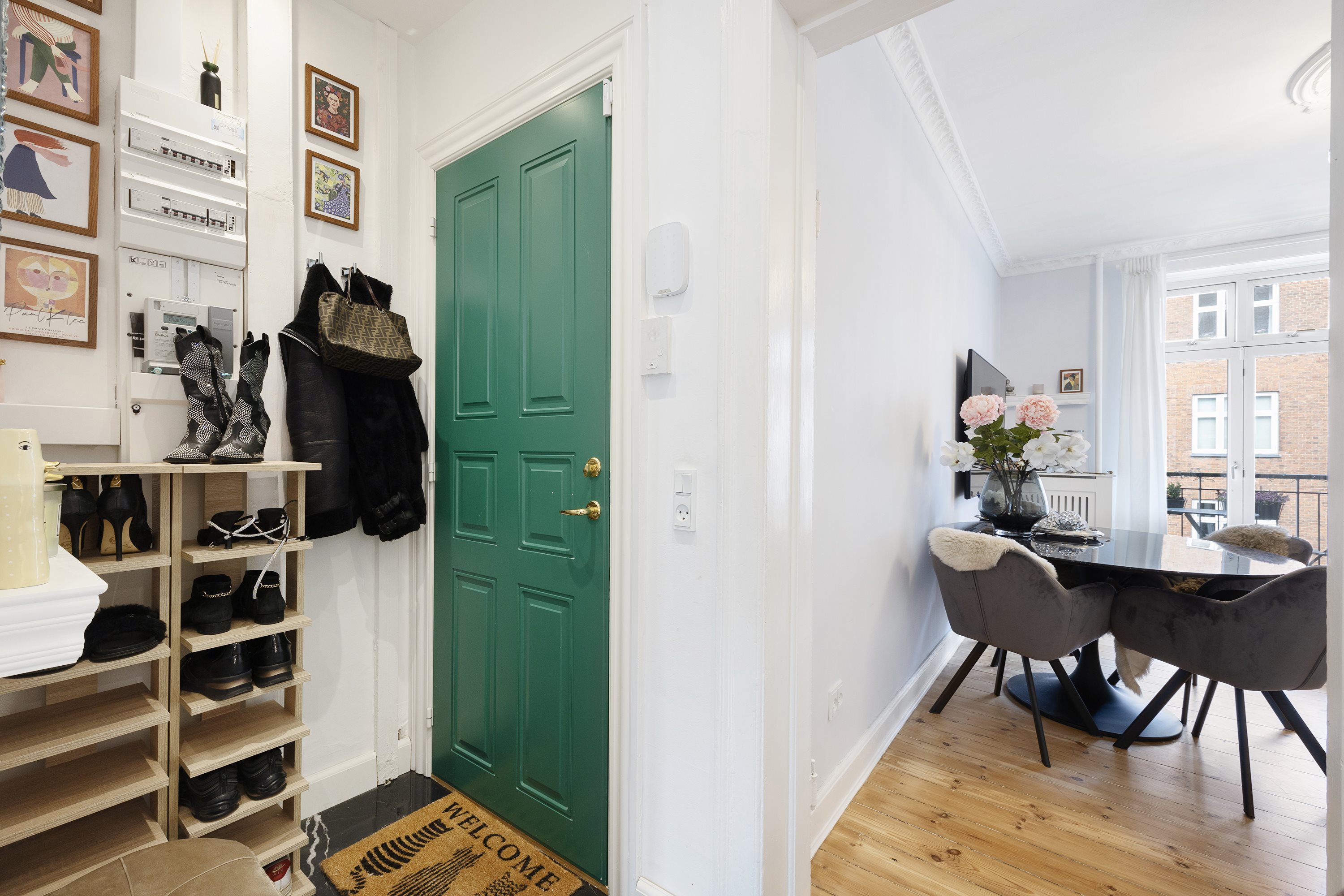 Fremhævet gang billede i fuldskærmstilstand. Billede af Andreas Bjørns Gade 18, 3. tv., 1428 København K