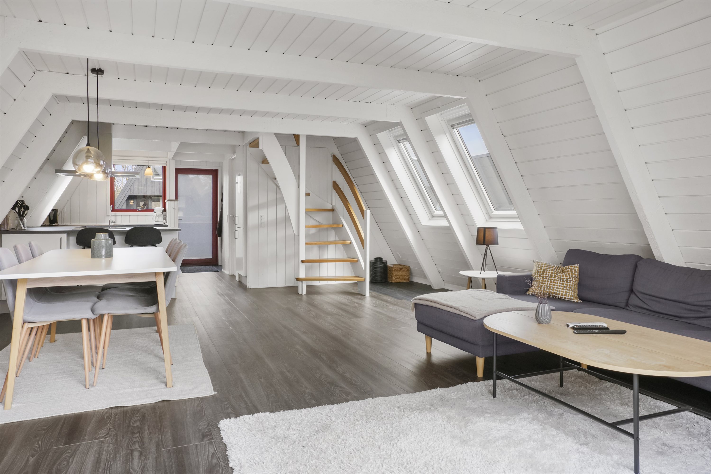 Fremhævet stue billede i fuldskærmstilstand. Billede af Golfsvinget 196, Gatten, 9640 Farsø