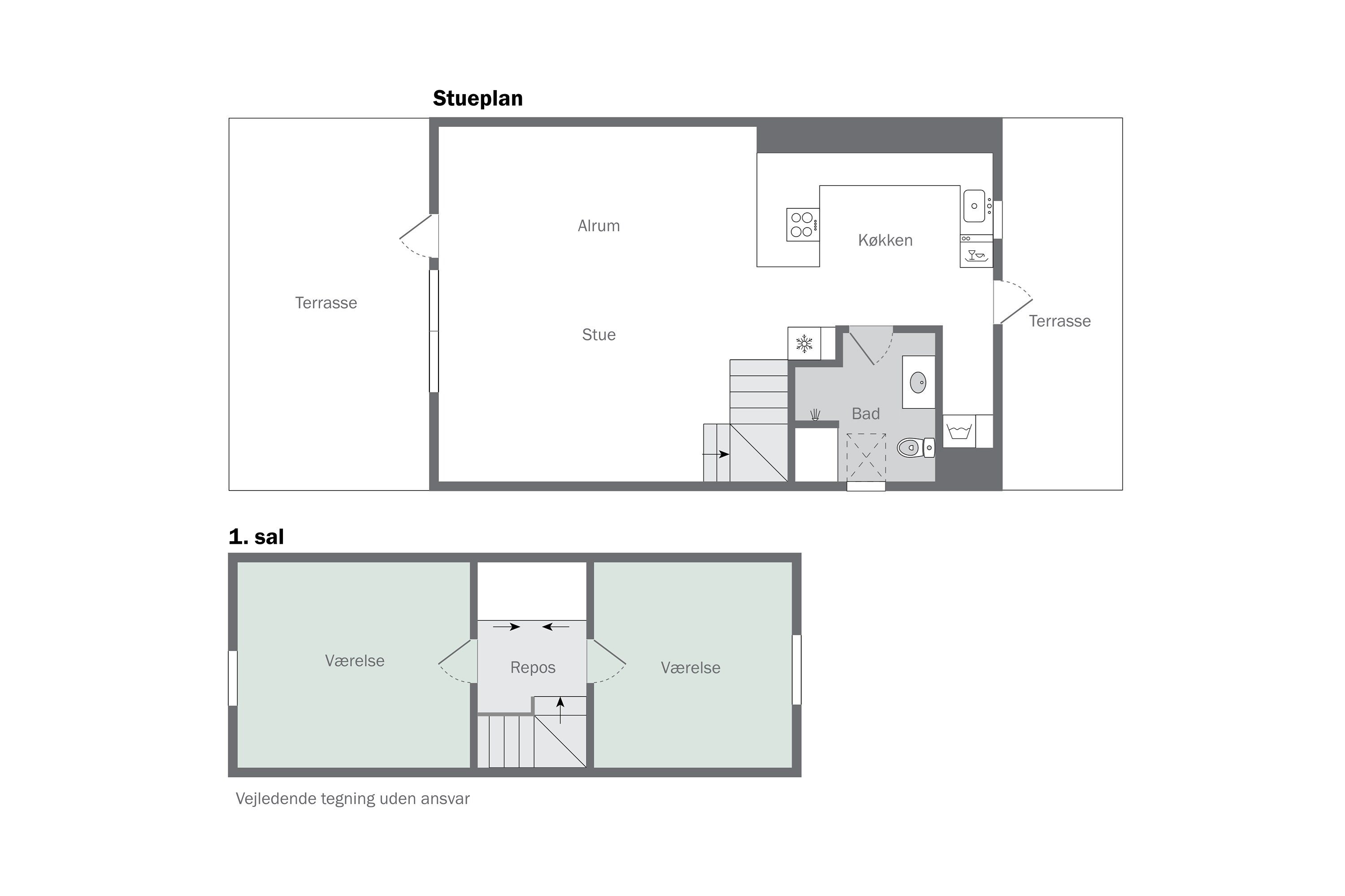 Plantegninger billede af Golfsvinget 198, Gatten, 9640 Farsø