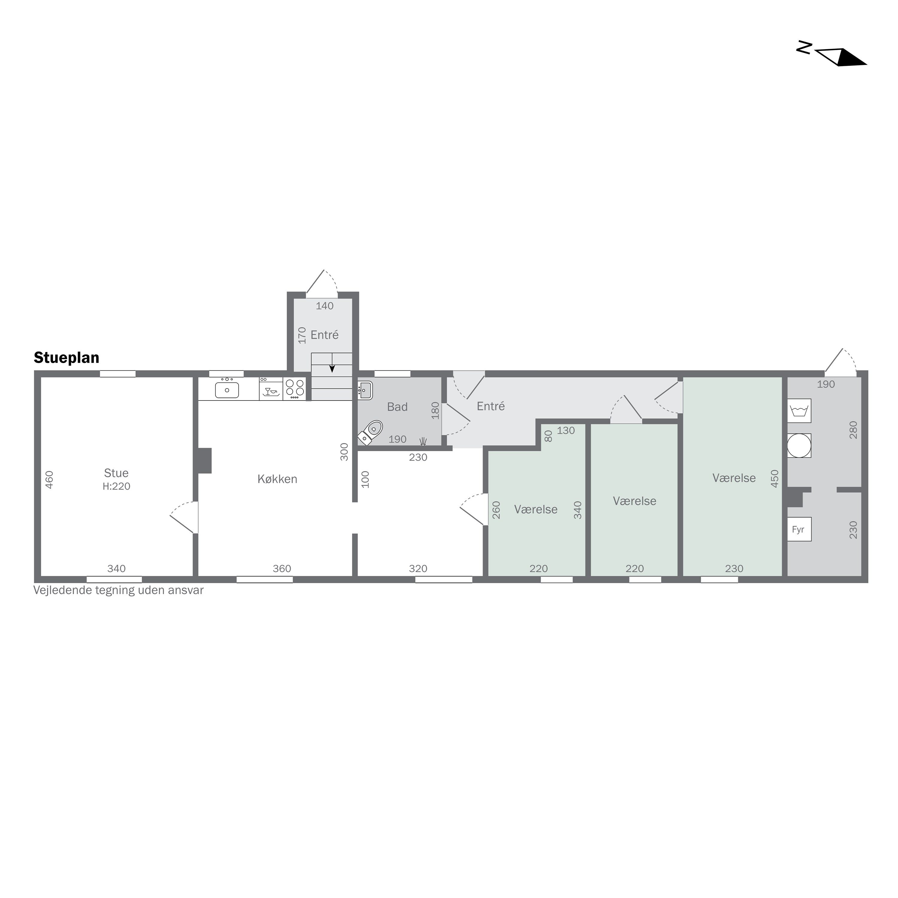 Plantegninger billede af Præstøvej 111, 4640 Faxe