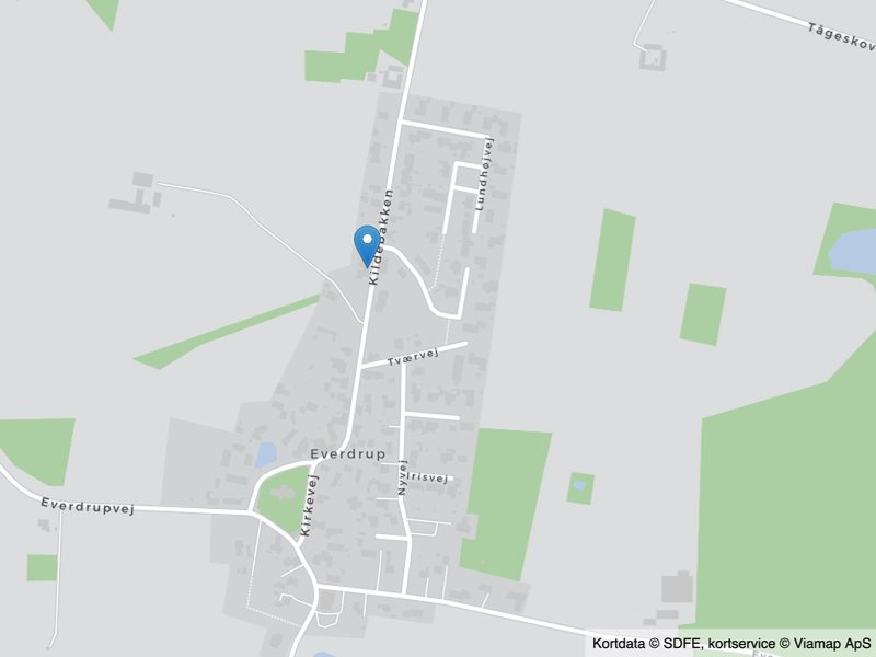 Fremhævet kort billede i fuldskærmstilstand. Billede af Kildebakken 29, Everdrup, 4733 Tappernøje