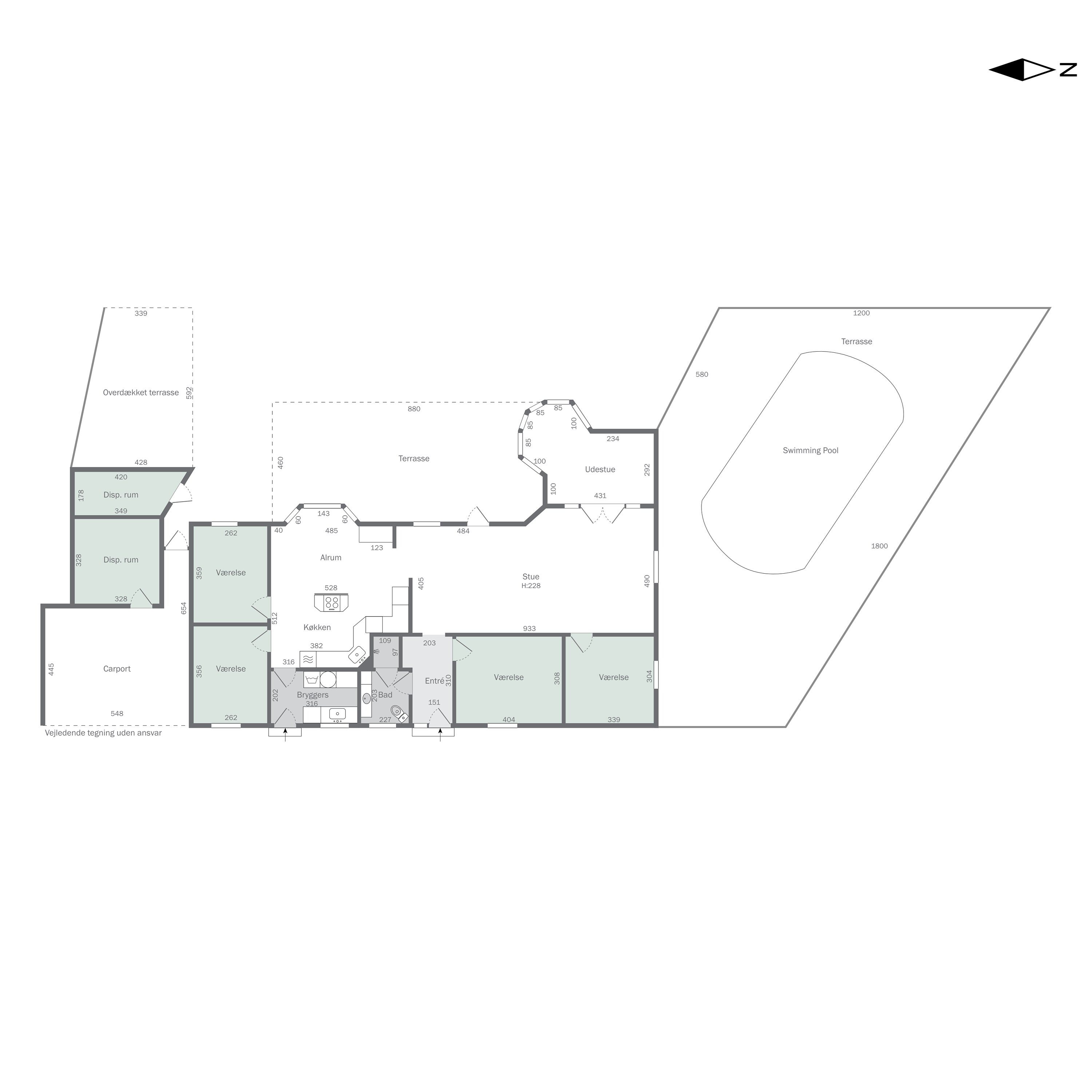 Plantegninger billede af Dyssevænget 15, Kongsted, 4683 Rønnede