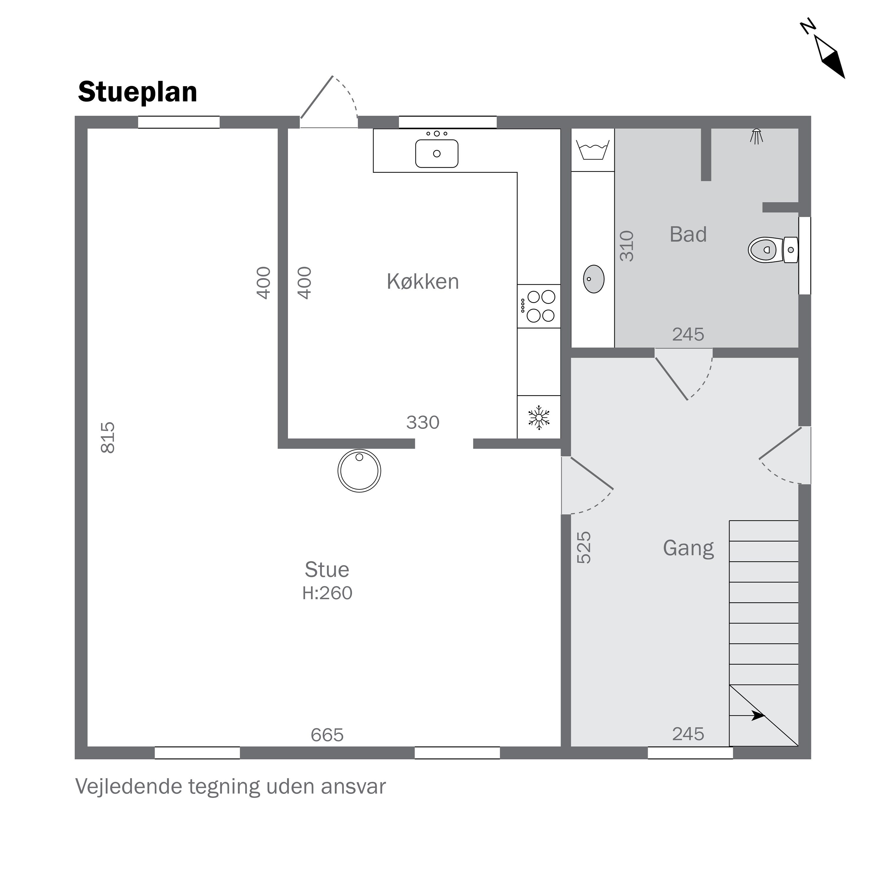 Plantegninger billede af Mønvej 91, 4720 Præstø